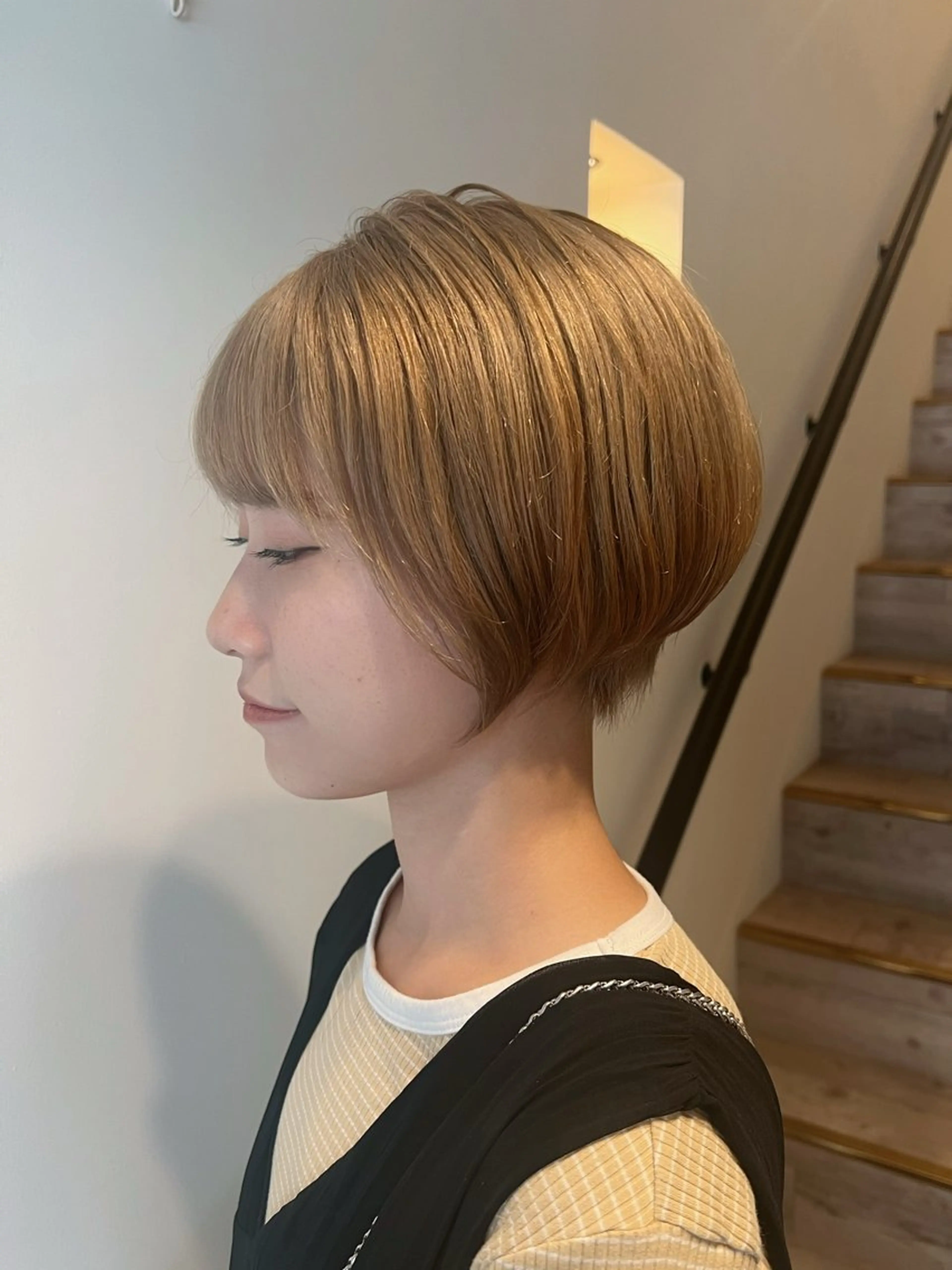 ショート ショートボブ ボブ ショートヘア カット 工藤 梨花のヘアスタイル