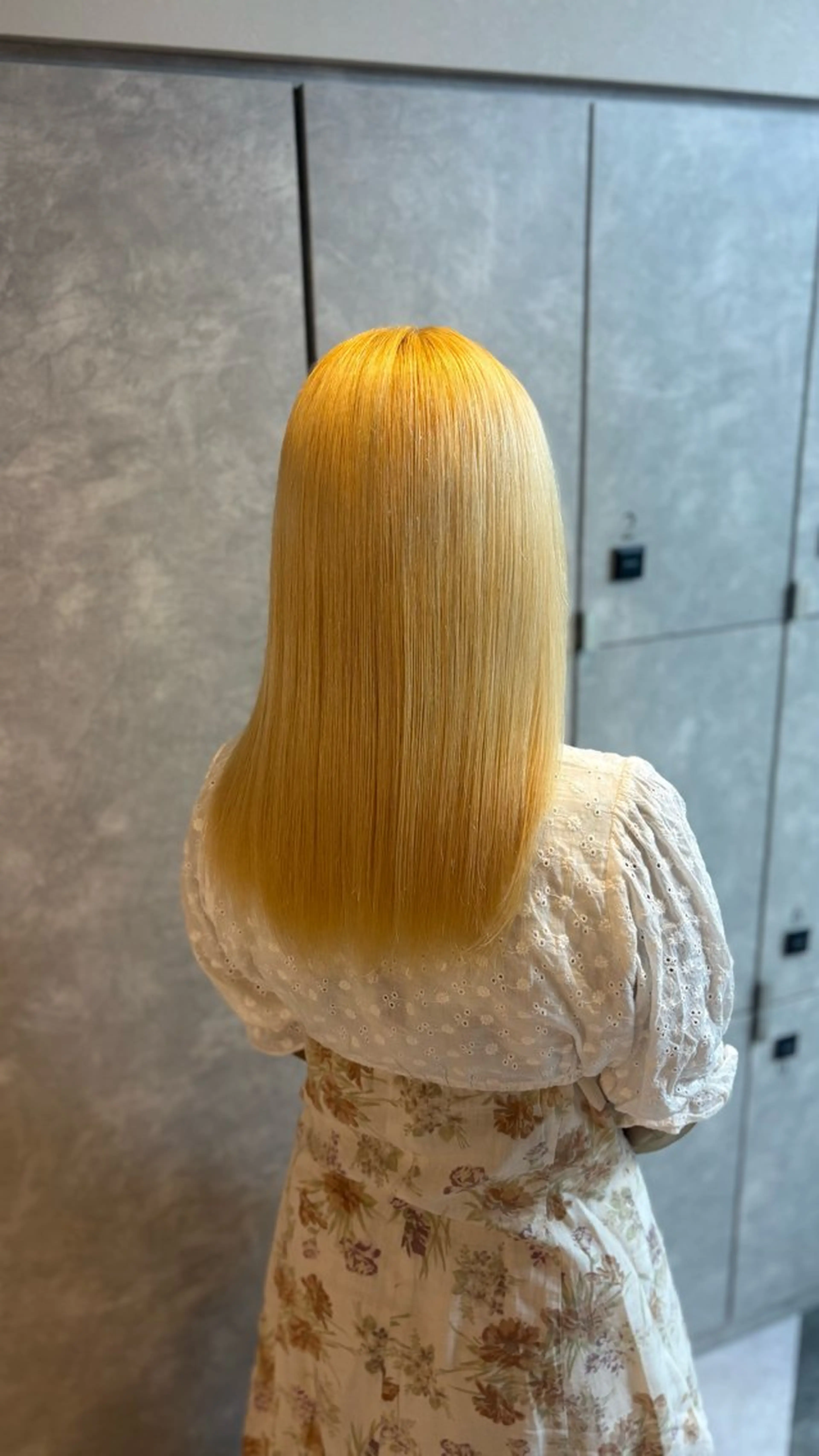 ロング カラー ガルボヘアー心斎橋所属・プルエクステ/プルシ ールエクステ/地雷系のヘアスタイル