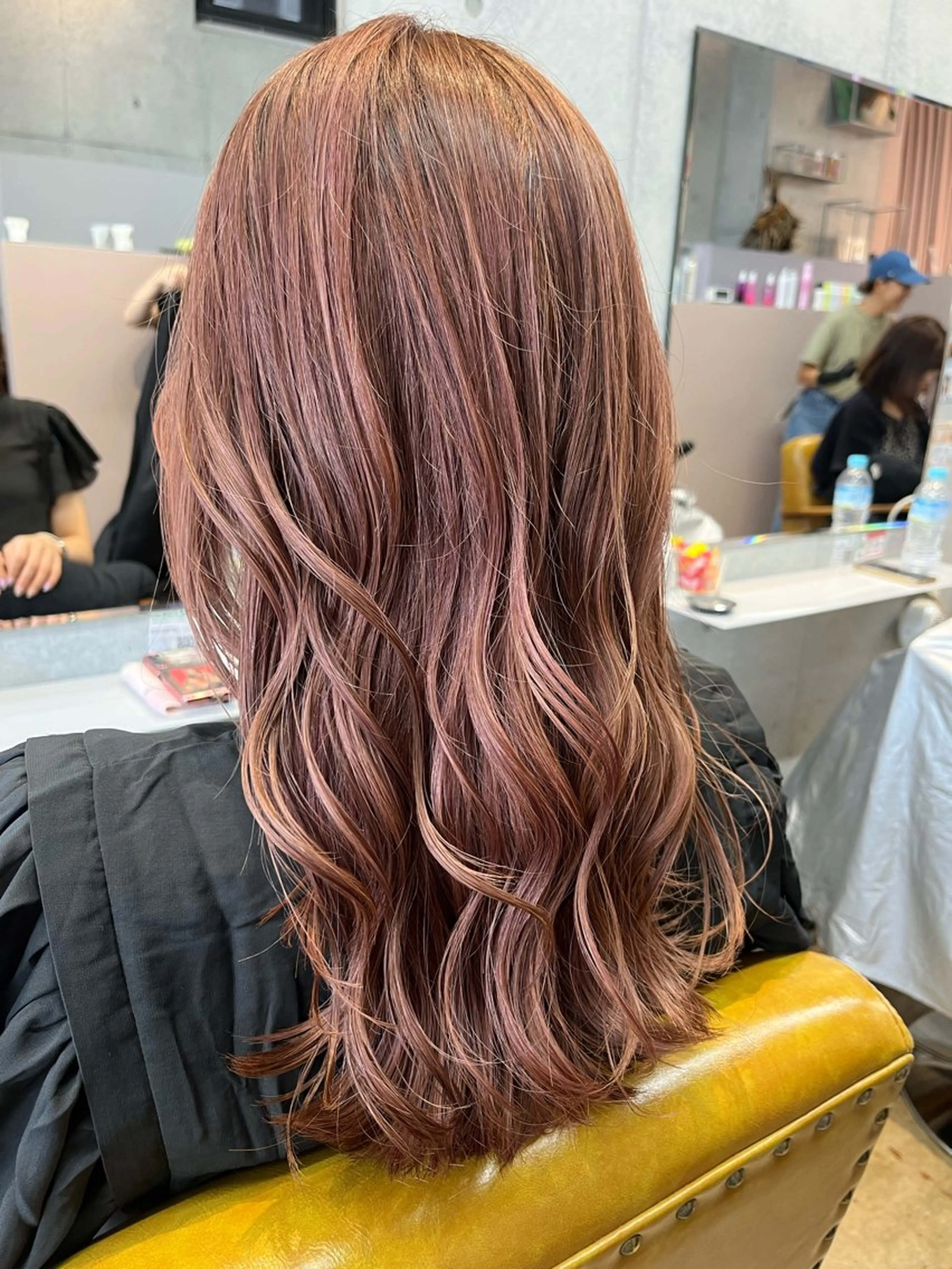 ロング カコ/レイヤーカット ヘアアレンジのヘアスタイル