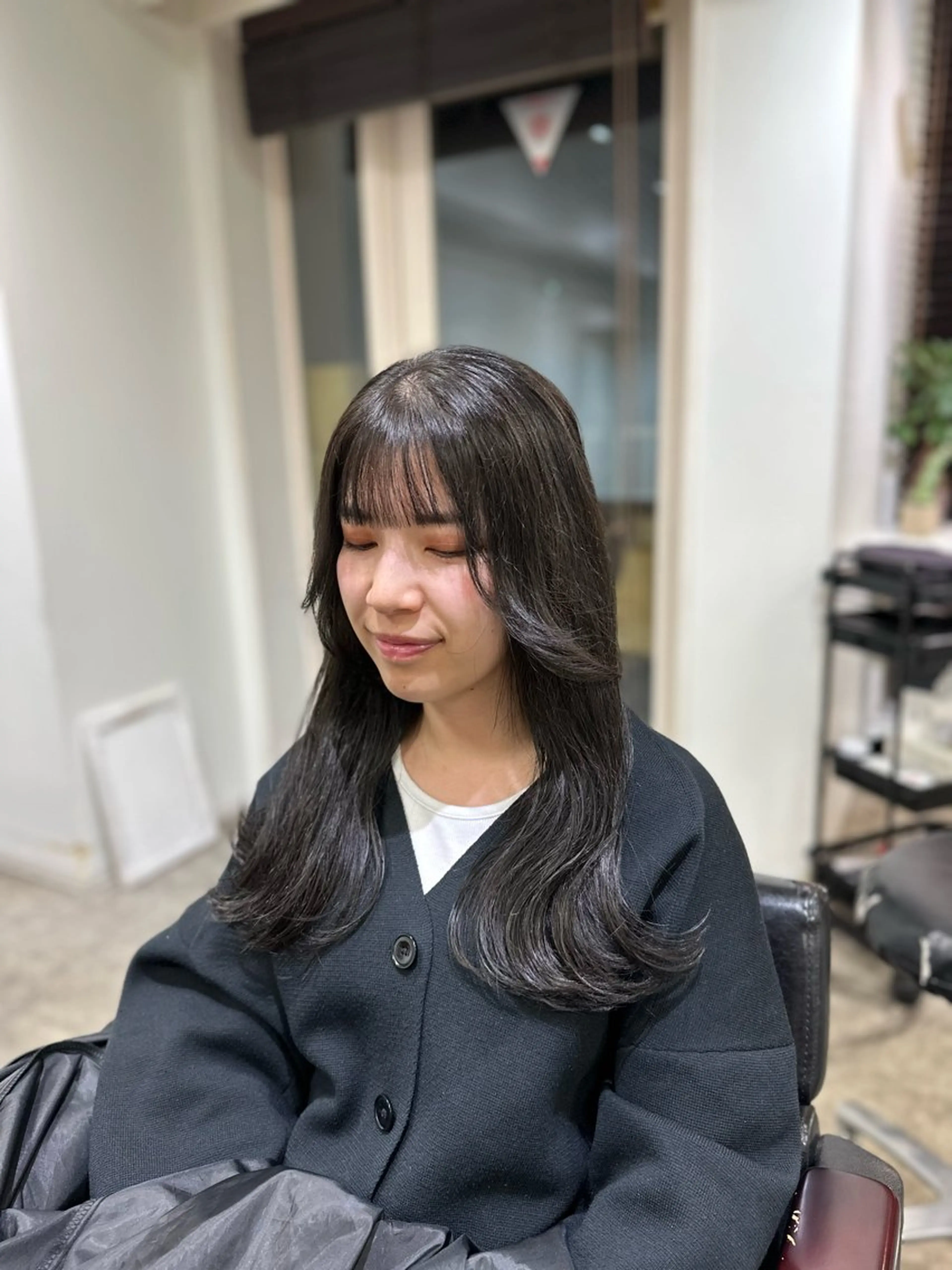 ロング カラー ボブ/レイヤー/透明 感カラー/dai🌿のヘアスタイル