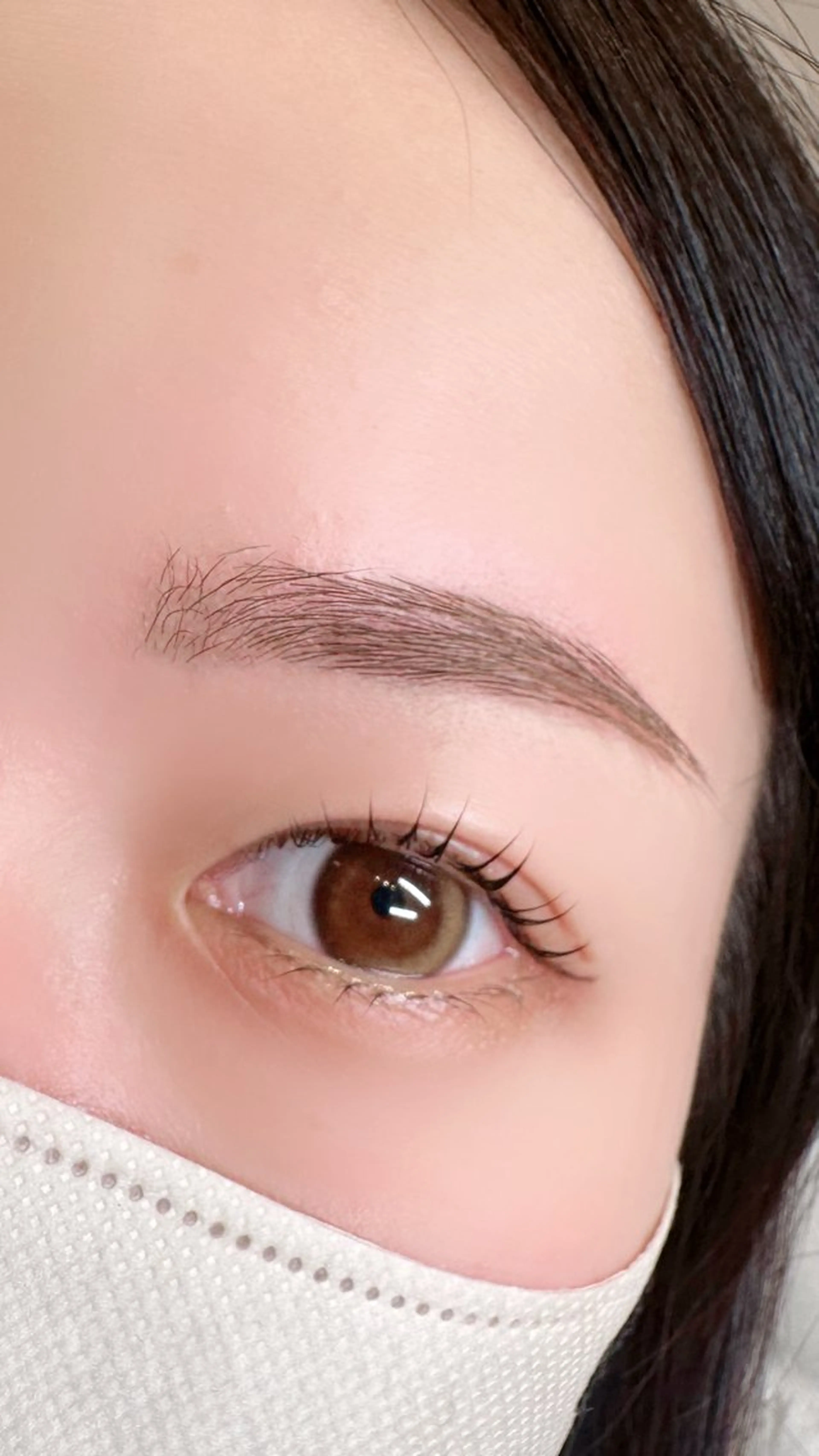 アイブロウ 眉毛ワックス脱毛 マツパ lit ふじみ野 MINAのマツエク・マツパデザイン