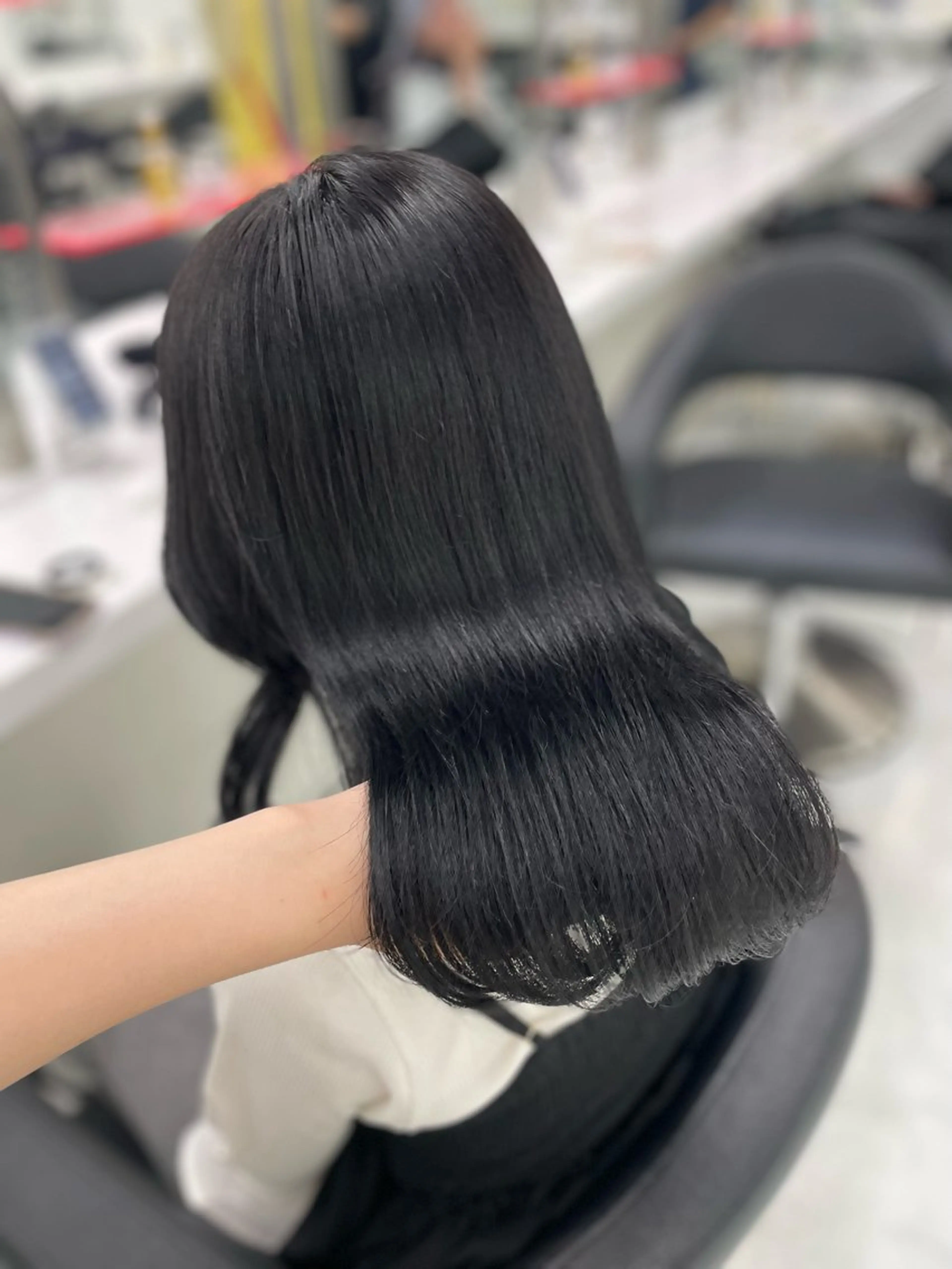 セミロング トリートメント ヘッドスパ 🤍韓国🤍大人っぽ ベージュ🤍ブラウンのヘアスタイル