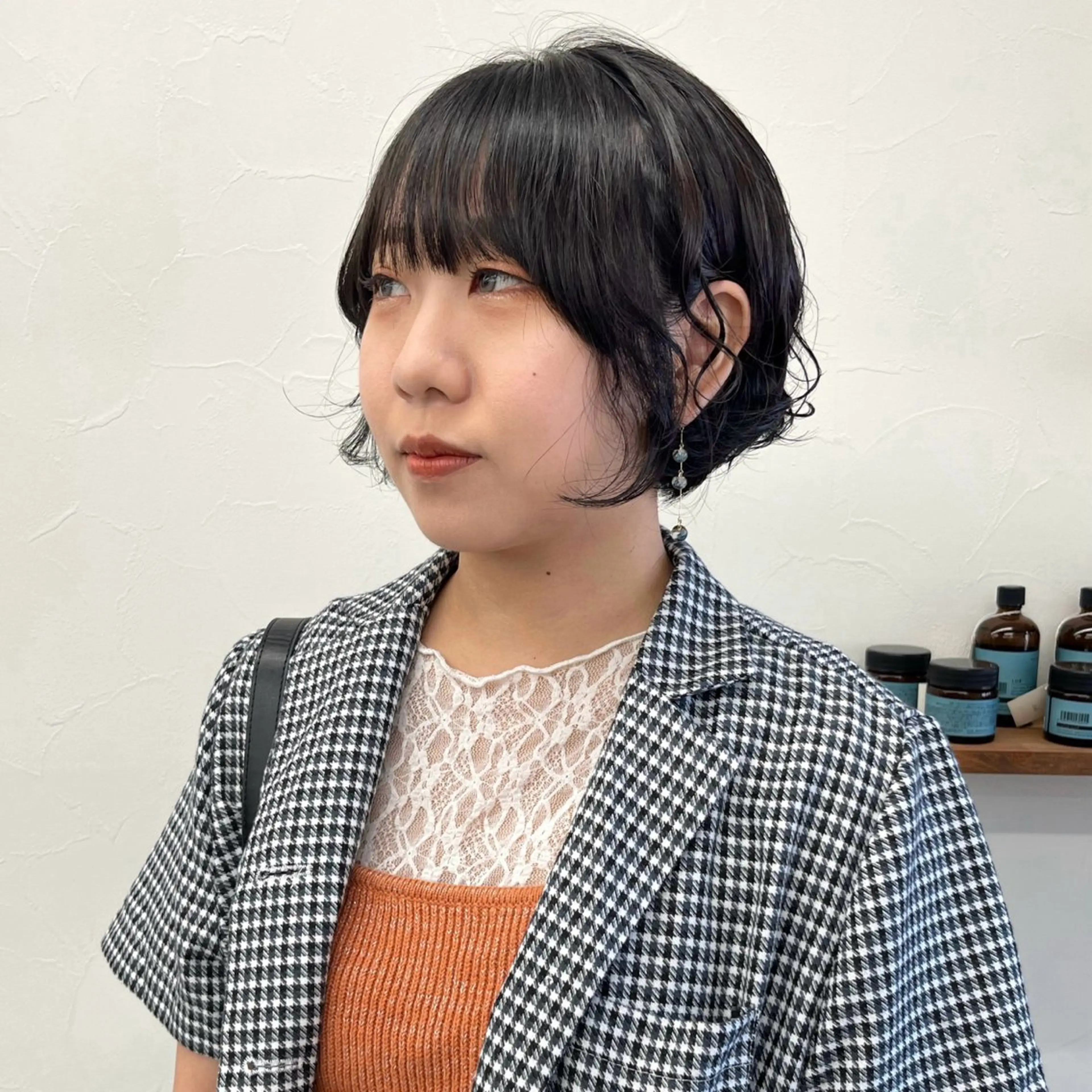 ショート パーマ ショートボブ ボブ 髪質改善 レイヤーカット 似合わせカット カット パーマ トリートメント 朝がちょっと楽しくな るshort･bobのヘアスタイル