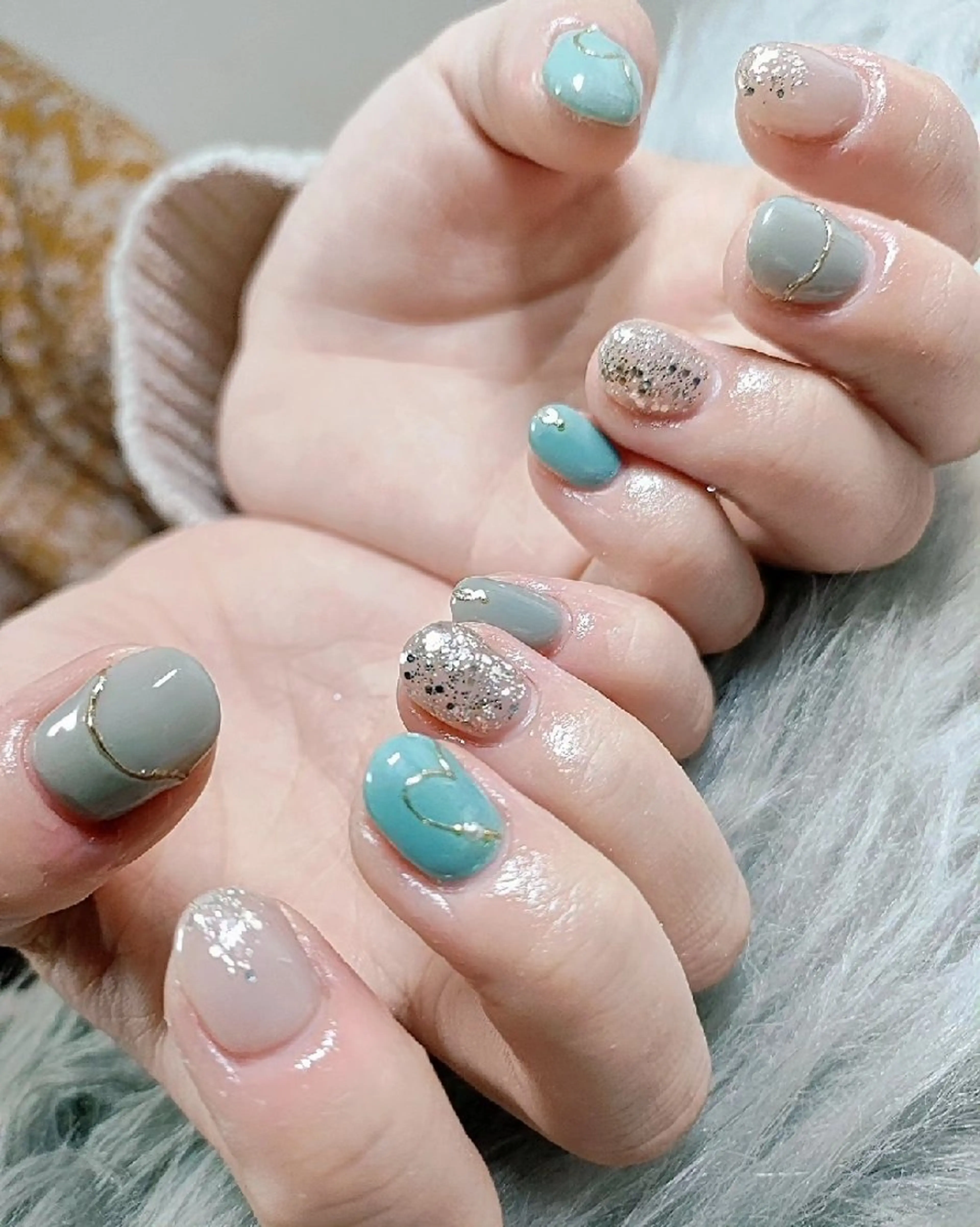 ネイル ハンドネイル Kame_ nail🐢💕のネイルデザイン