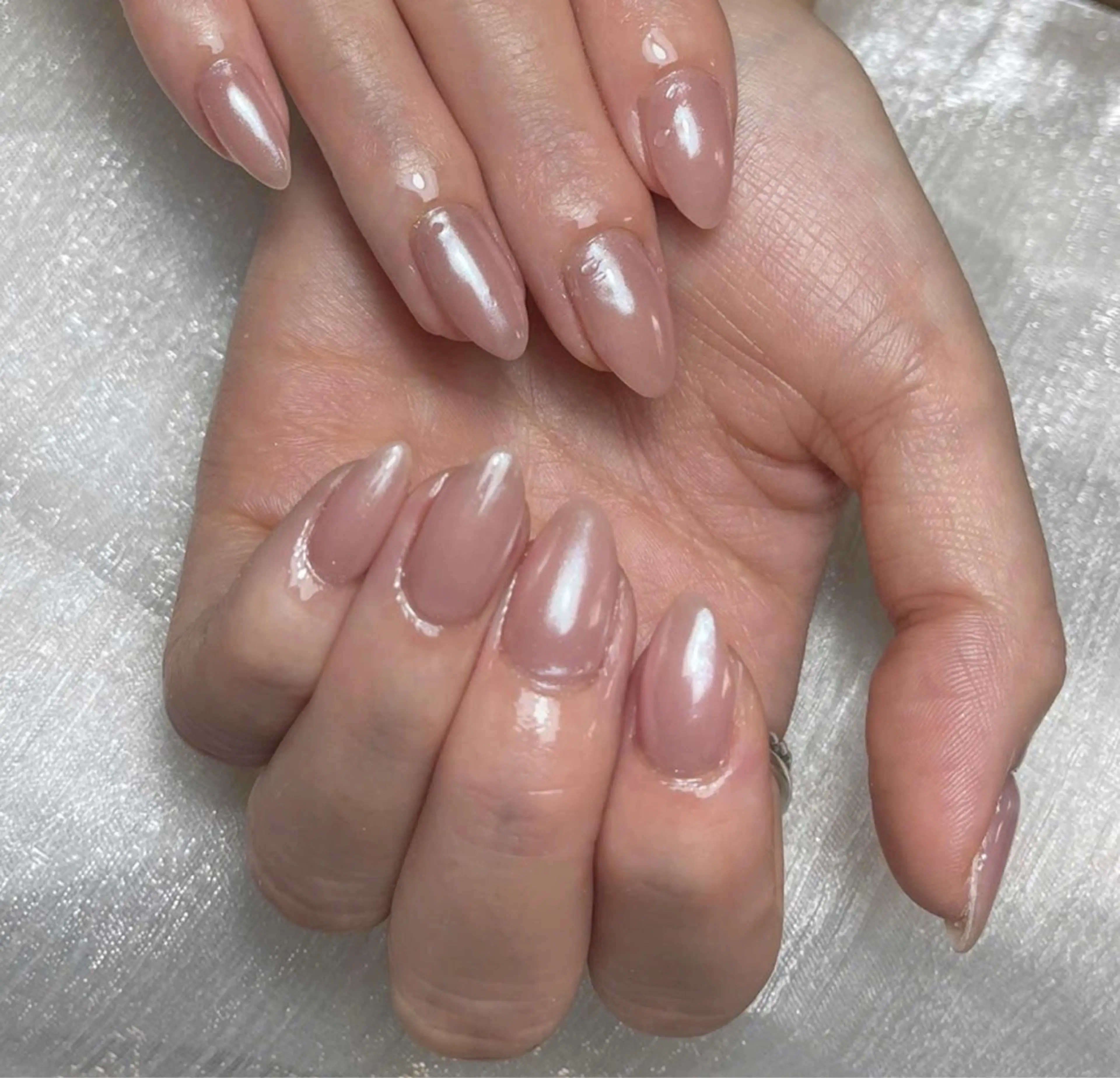 ネイル フレンチネイル キラキラネイル マグネットネイル ミラーネイル ニュアンスネイル ハンドネイル Lyn TA Nailのネイルデザイン