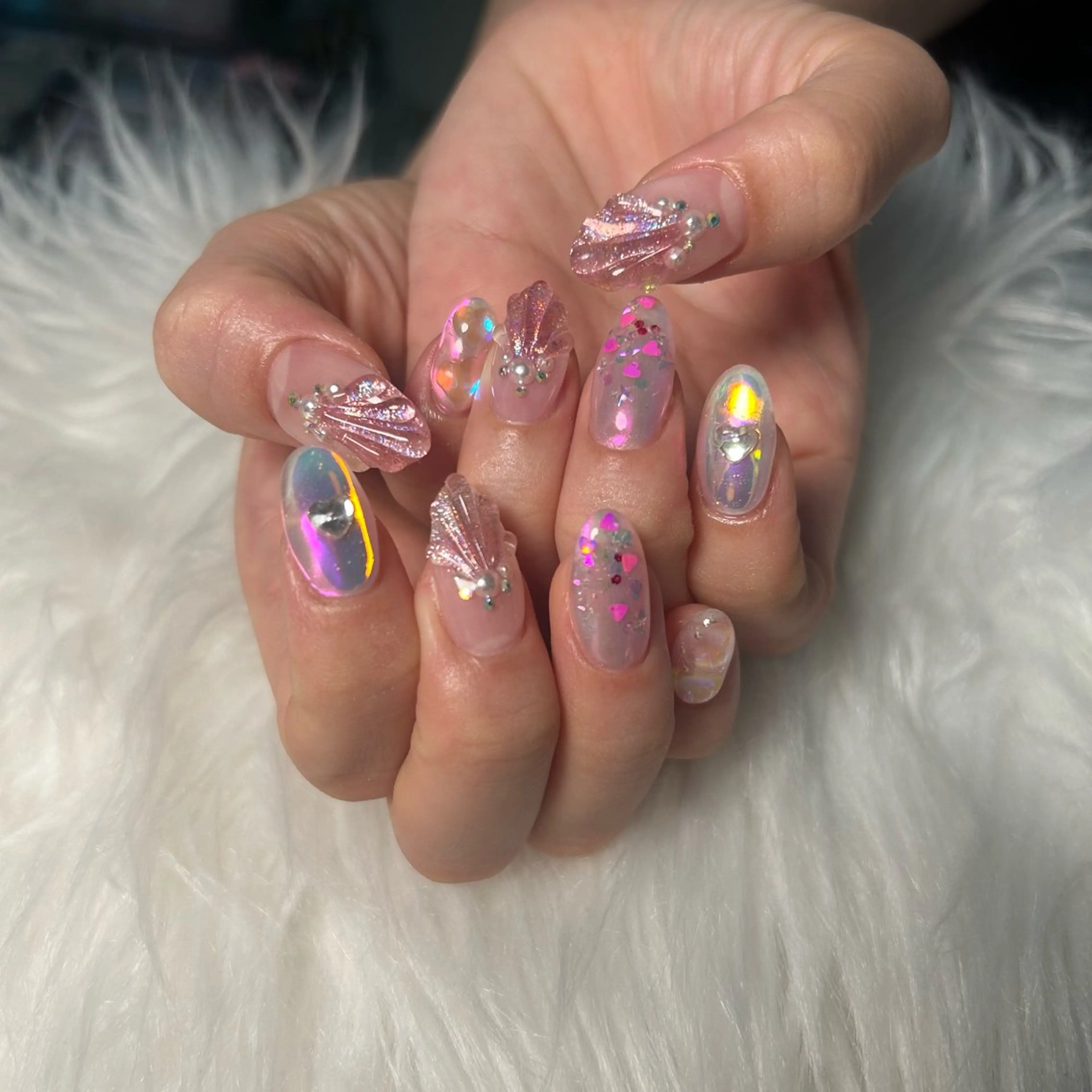 ネイル 夏ネイル ハンドネイル haacnails（ハーシーネイル）所属・haac nailsのネイルデザイン