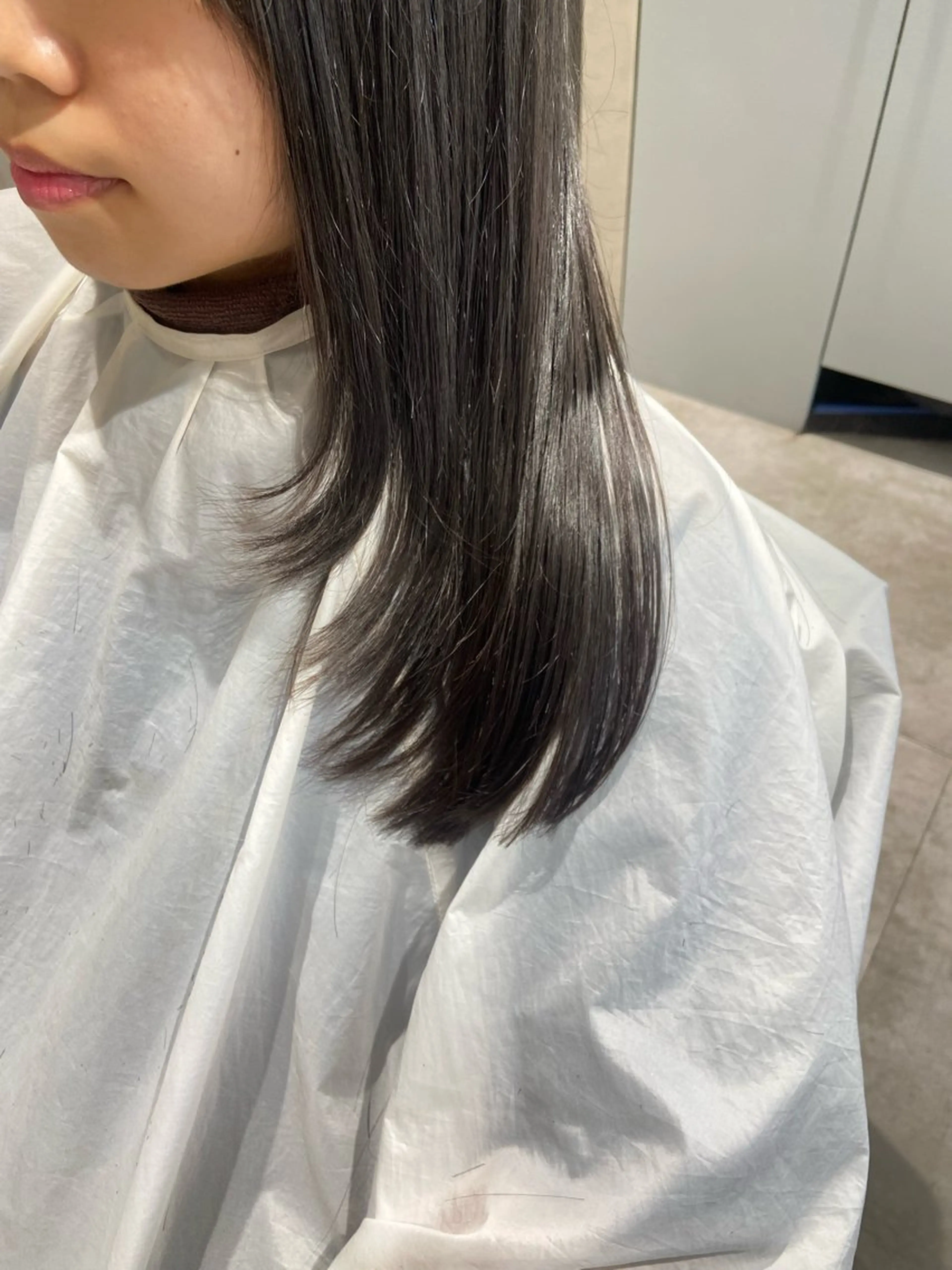 ロング レイヤーカット 髪質改善/オオイシ ナツミのヘアスタイル