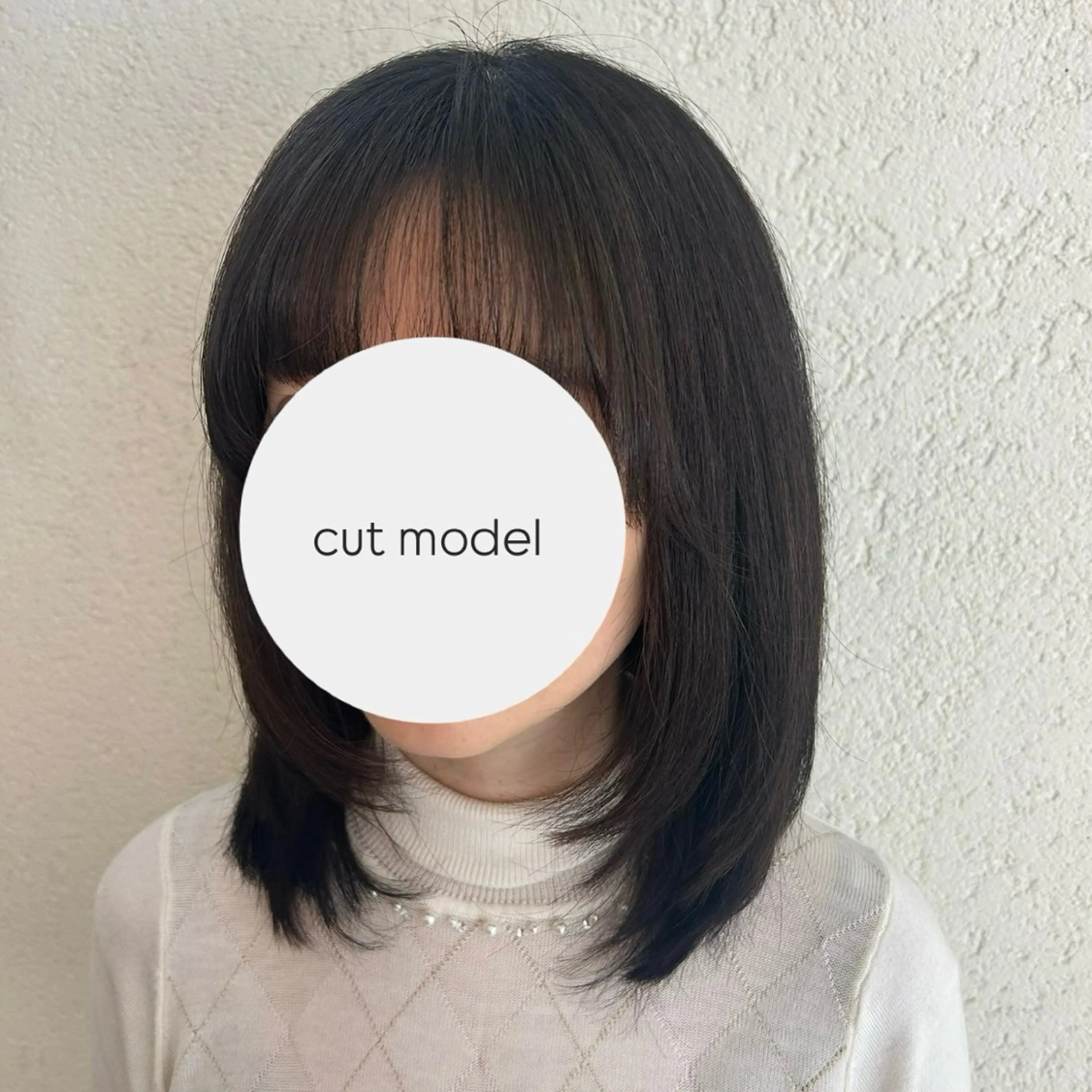 ミディアム 顔まわりレイヤー 顔周りカット レイヤーカット Gigi宇都宮 Moneのヘアスタイル