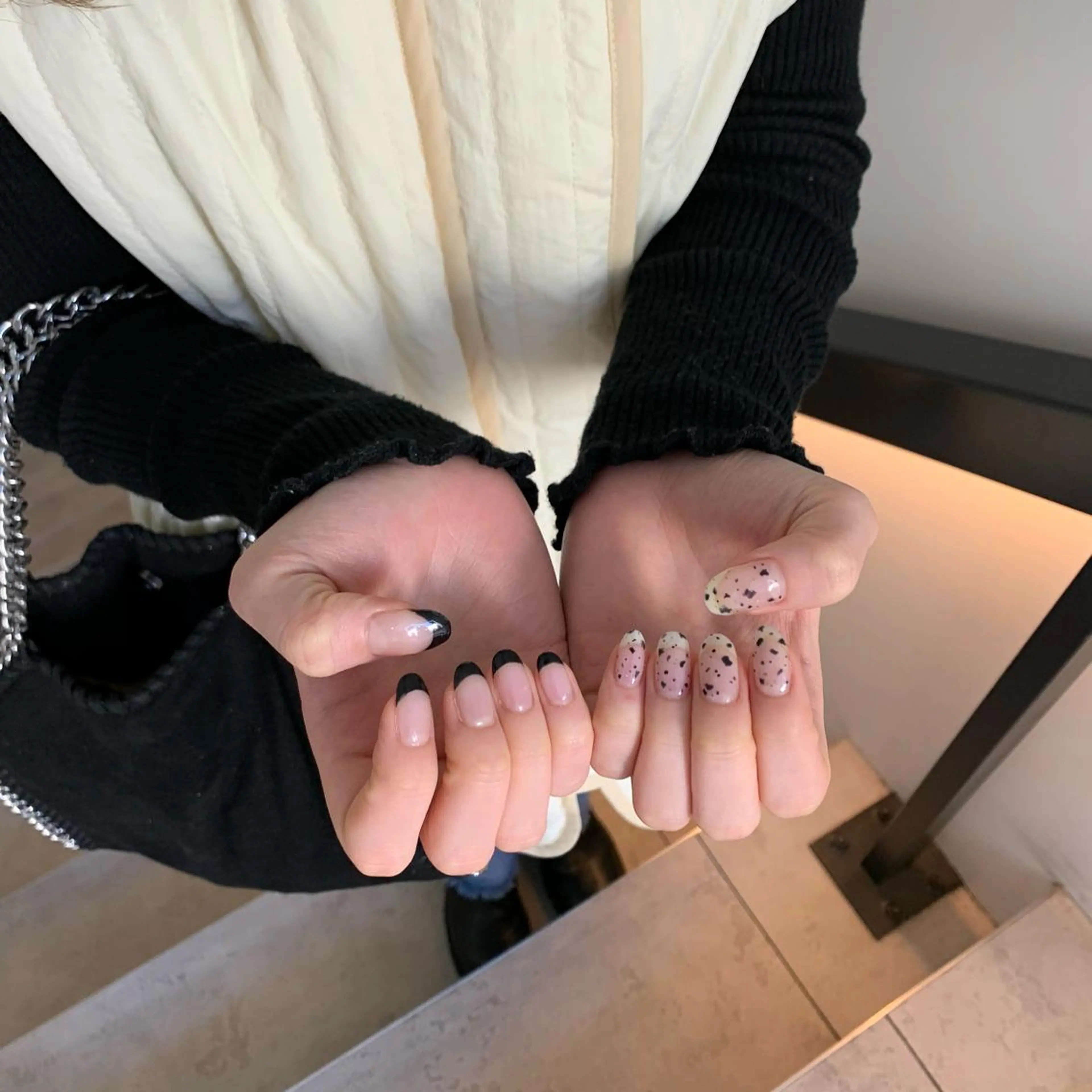 ネイル フレンチネイル ハンドネイル 【韓国ヘア・ネイル】 HINATA🍒のネイルデザイン