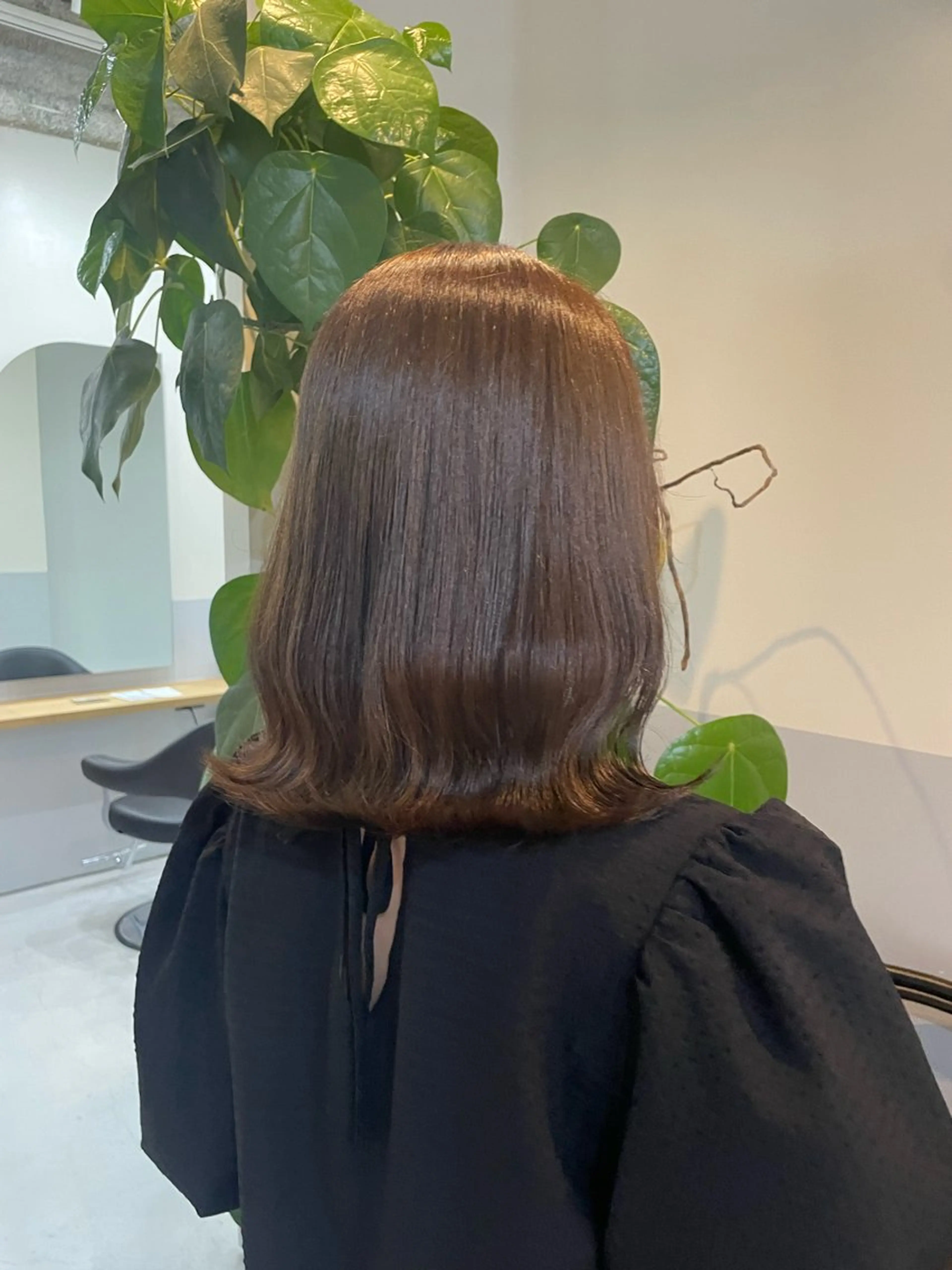 カラー ベージュカラー オリーブベージュ basho ノエ.／カットモデルのヘアスタイル