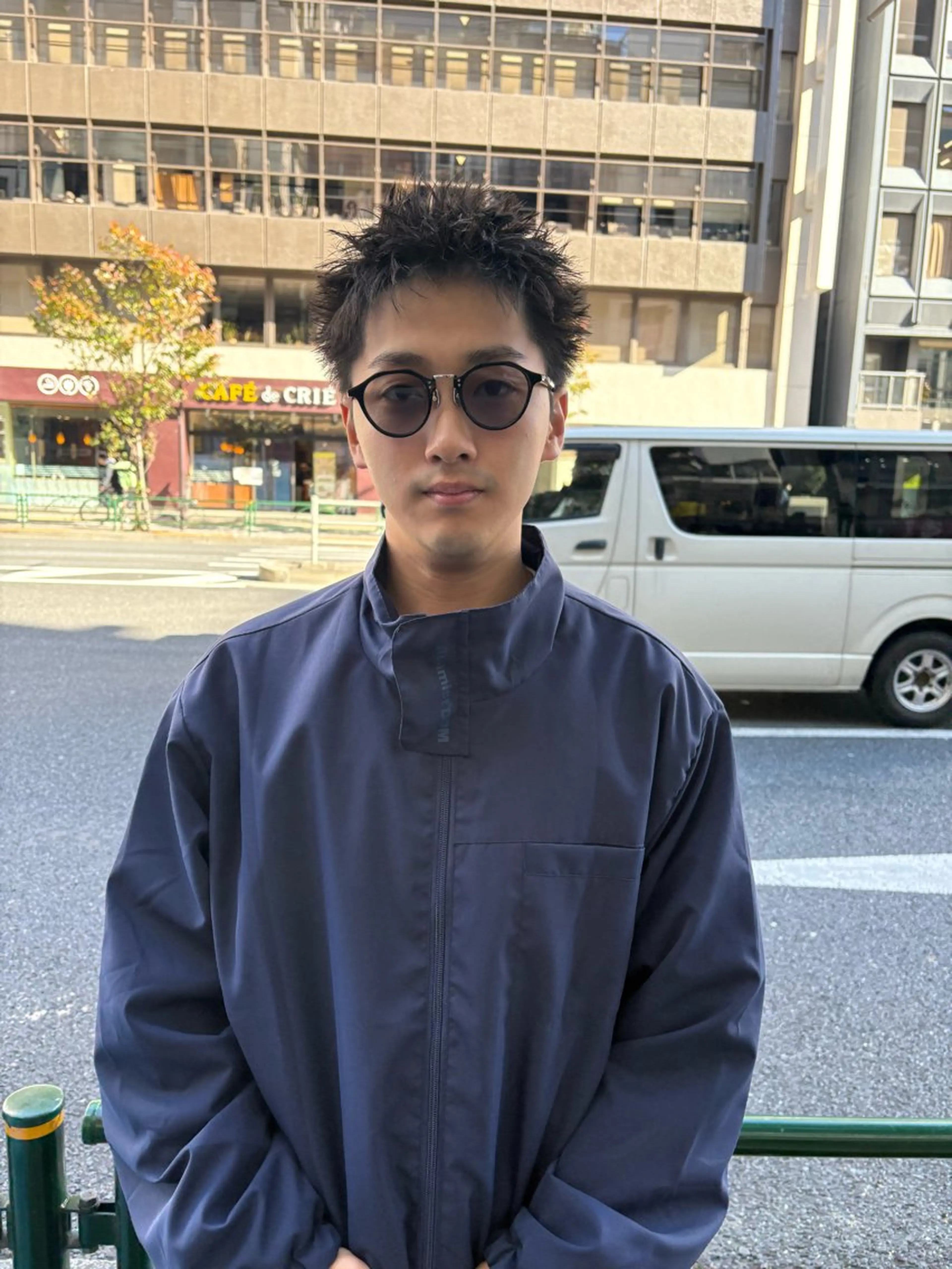 ショート パーマ メンズ メンズブリーチ フェザーパーマ メンズハイライト メンズインナーカラー メンズパーマ カット charme所属・💈メンズ特化 /伊藤大輝💈のヘアスタイル