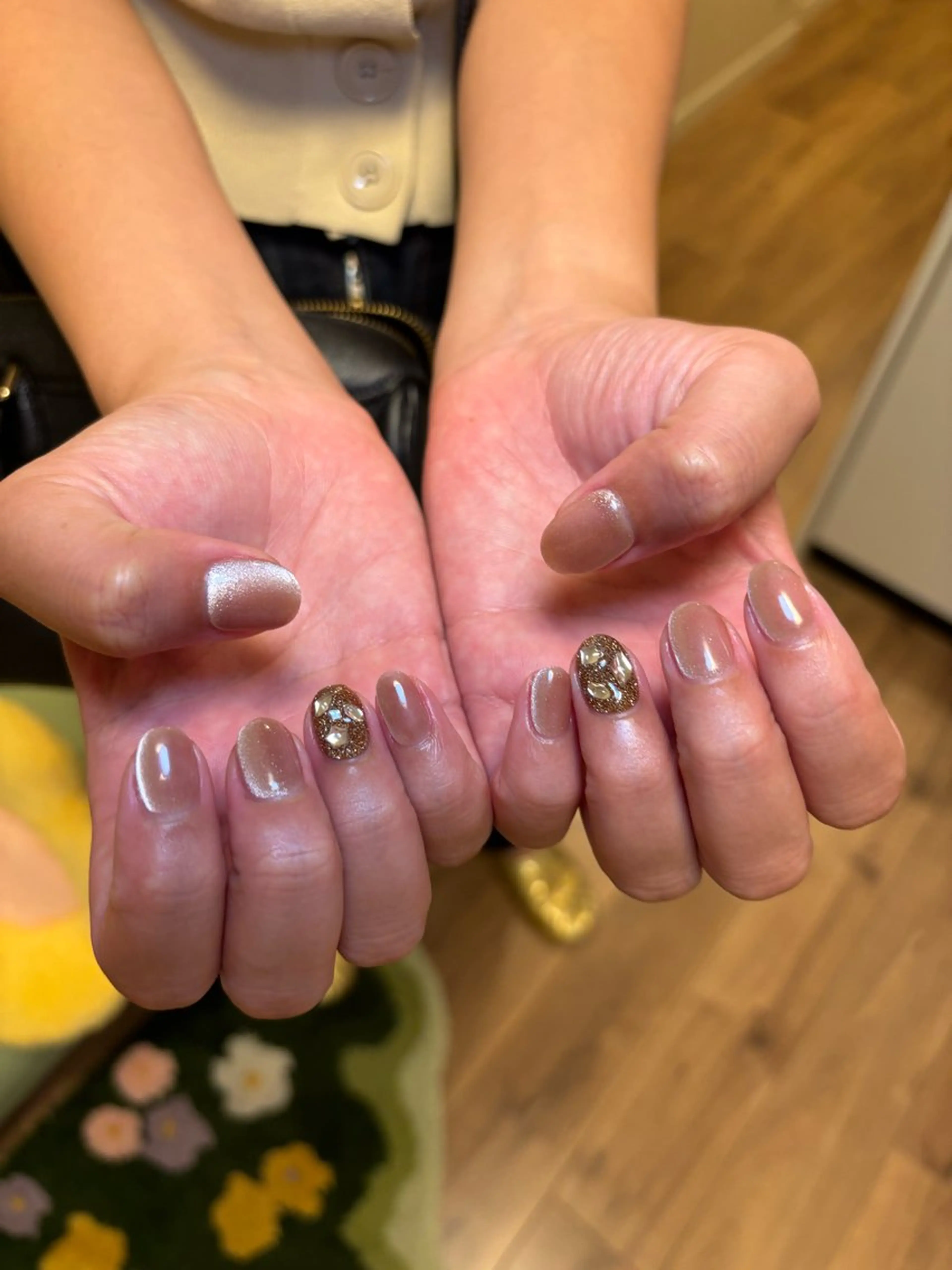 ネイル マグネットネイル ハンドネイル 京美人所属・京 美人のネイルデザイン