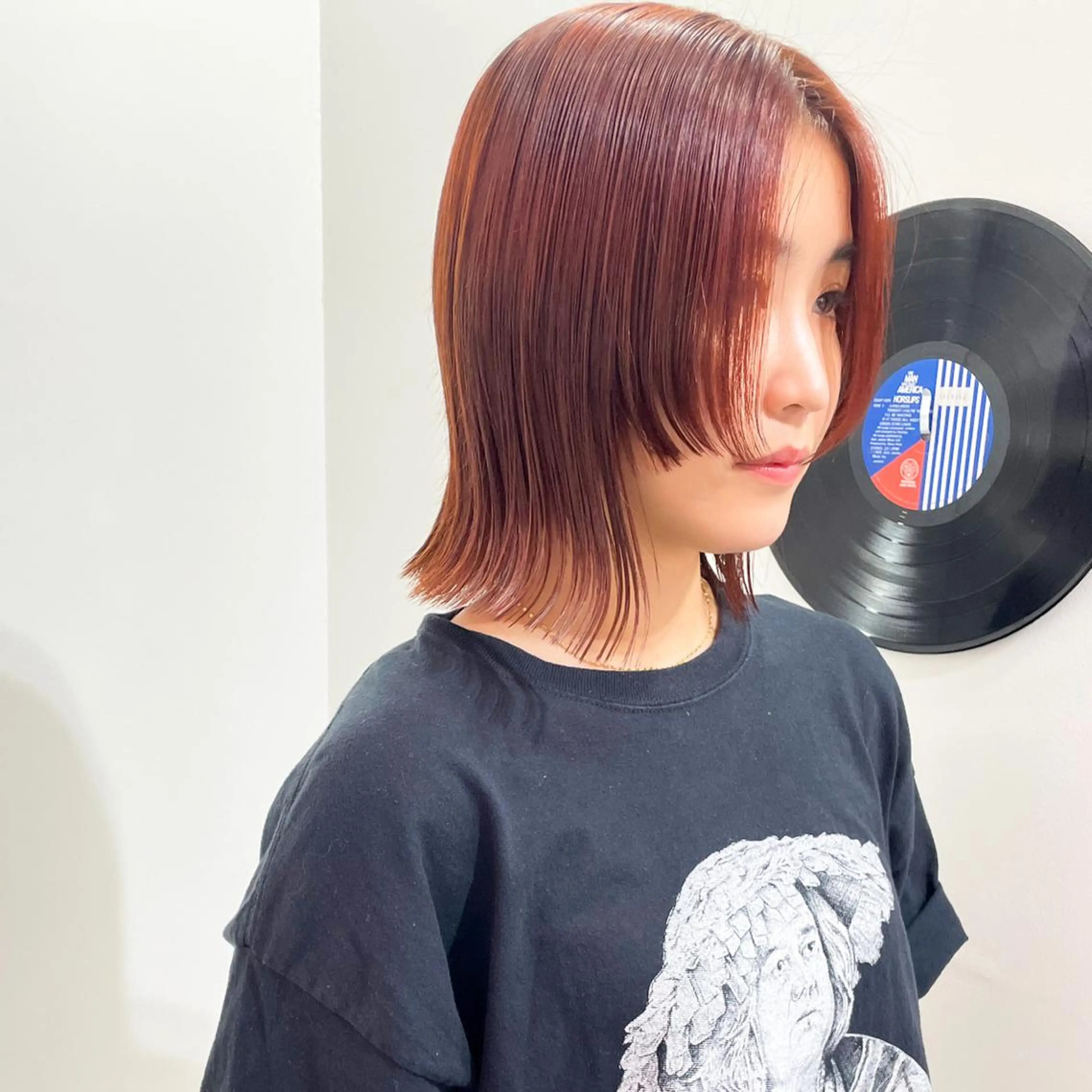 ミディアム カラー パーマ ヘアアレンジ 💖美髪改善💖 辻未侑のヘアスタイル