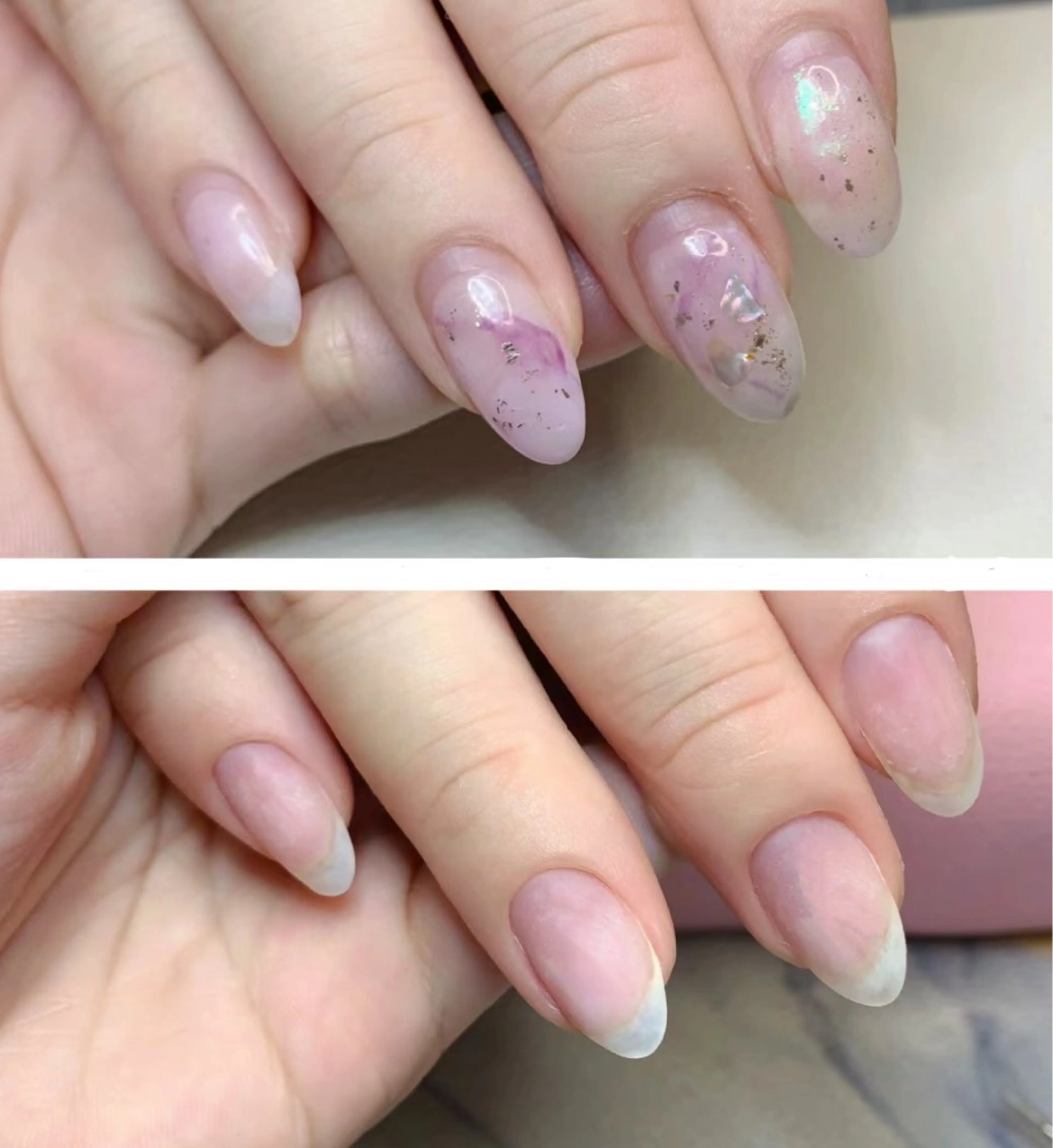 スカルプオフ+甘皮ケア+保湿オイルの写真