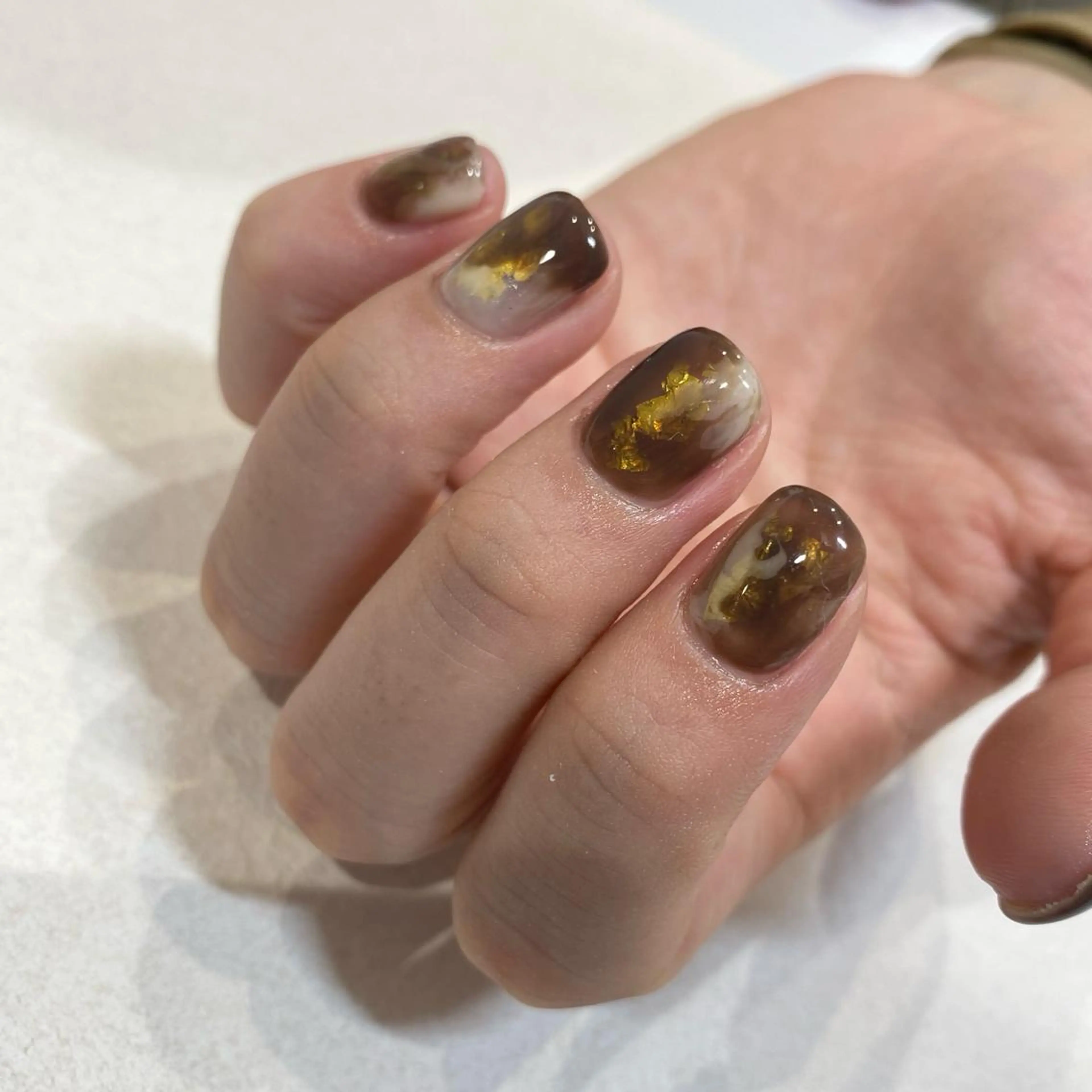 ネイル ハンドネイル NINEnami ニュアンスネイルのネイルデザイン