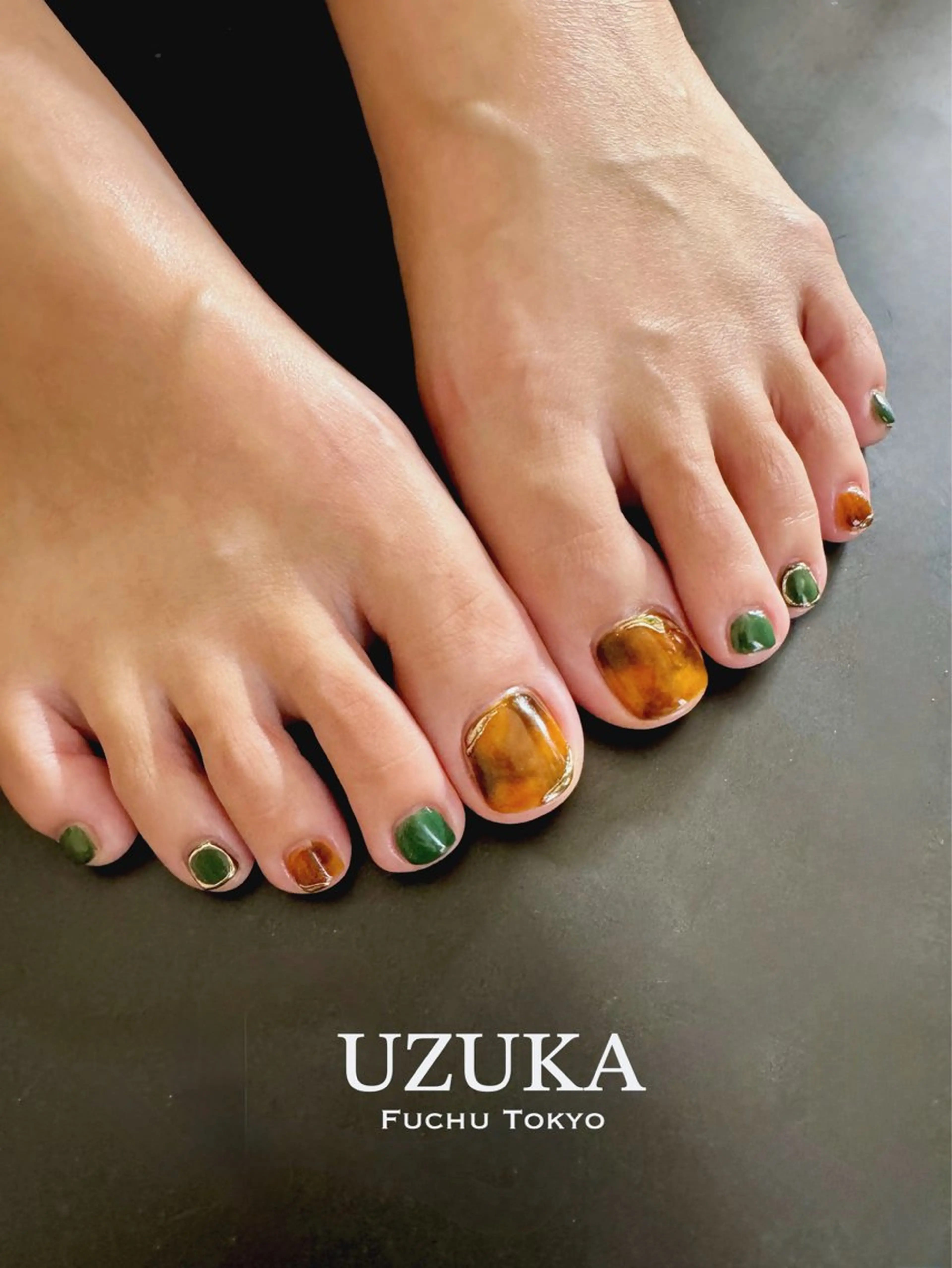 ネイル 夏ネイル フットネイル 【nail】 Uzuka🌙のネイルデザイン