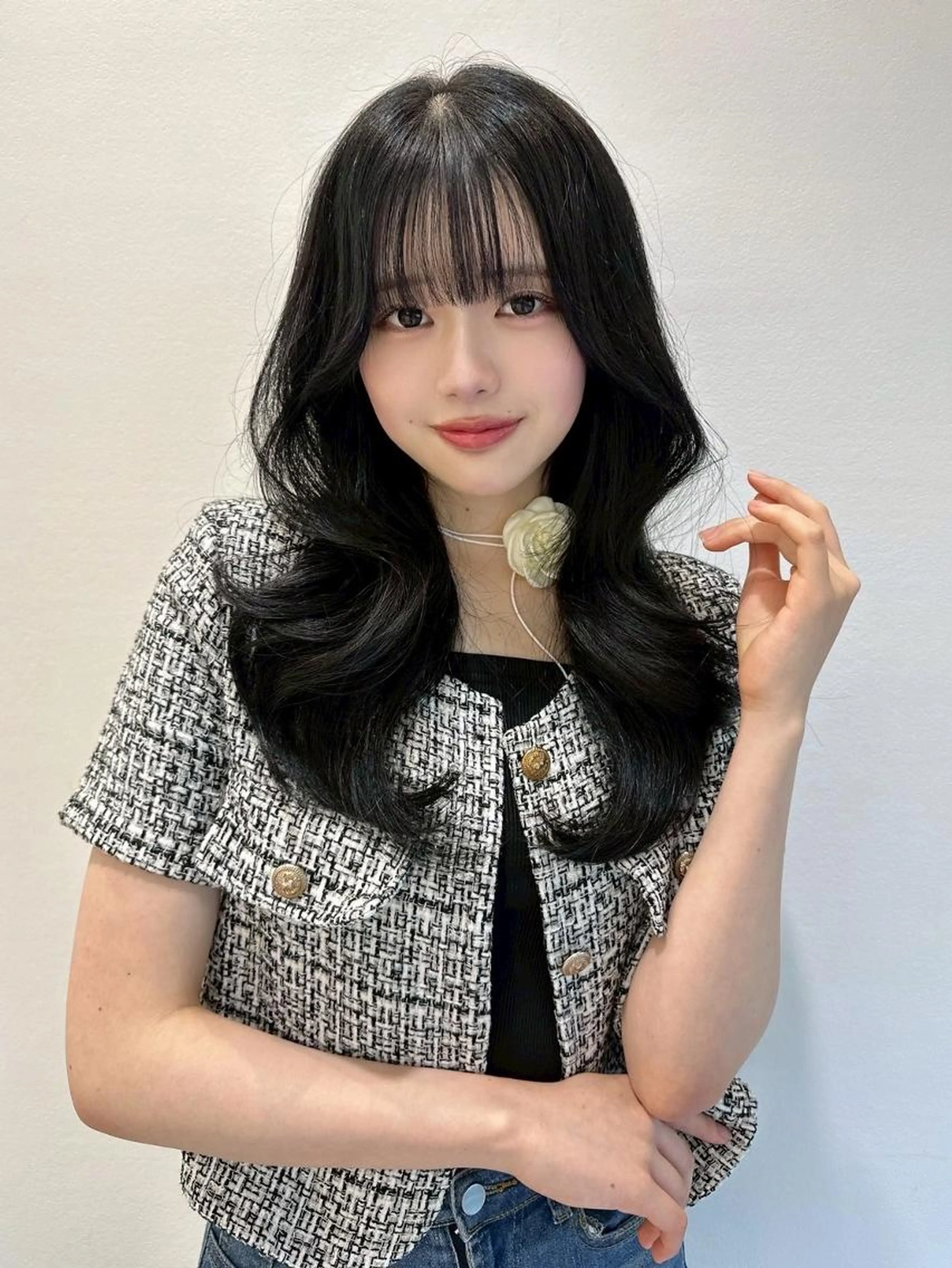 🌼minimo限定🌼前髪カット＋ワンカラー＋オリジナルトリートメント　炭酸Spa付きの写真