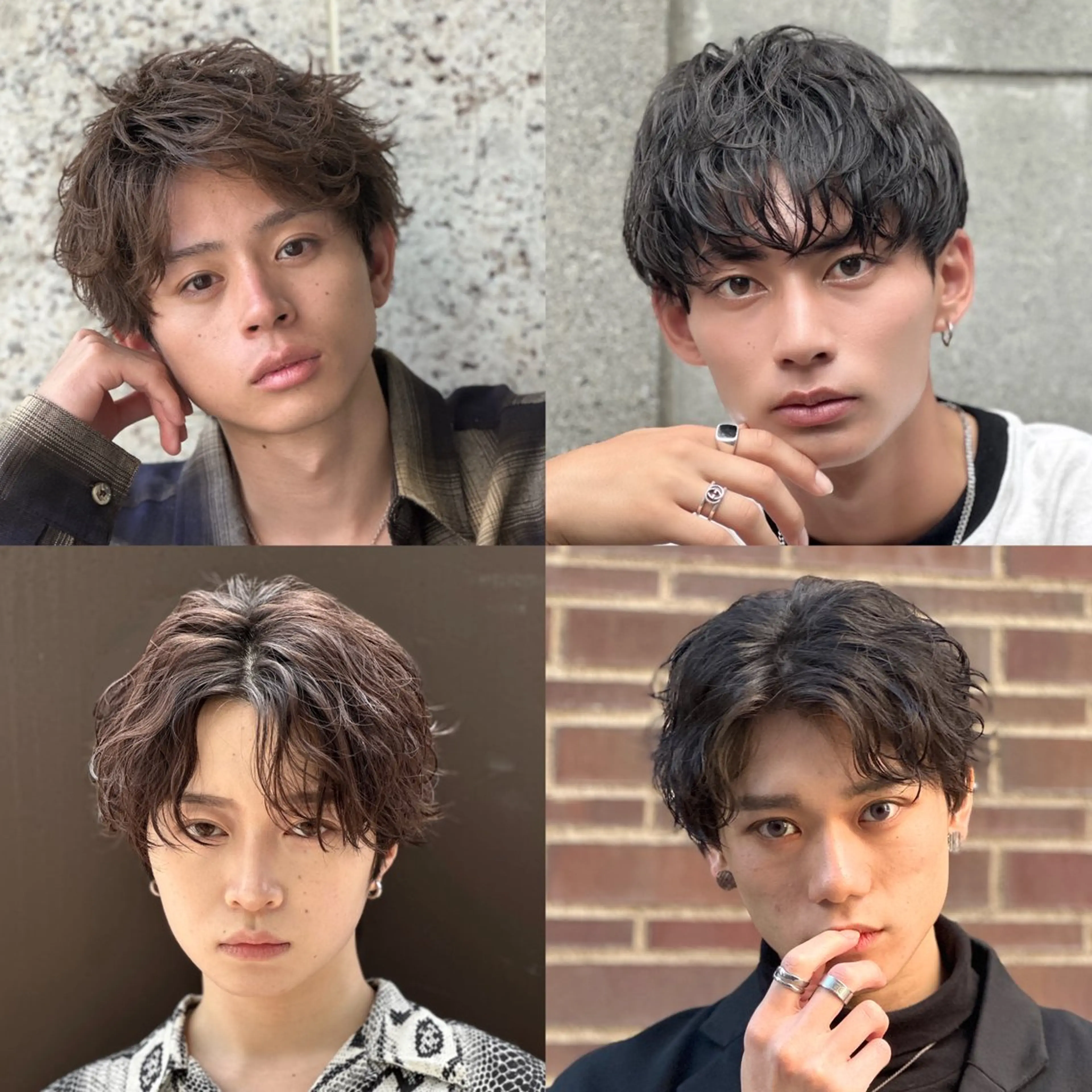 メンズ カット 🎖️似合わせメンズ パーマ🎖️カネキのヘアスタイル