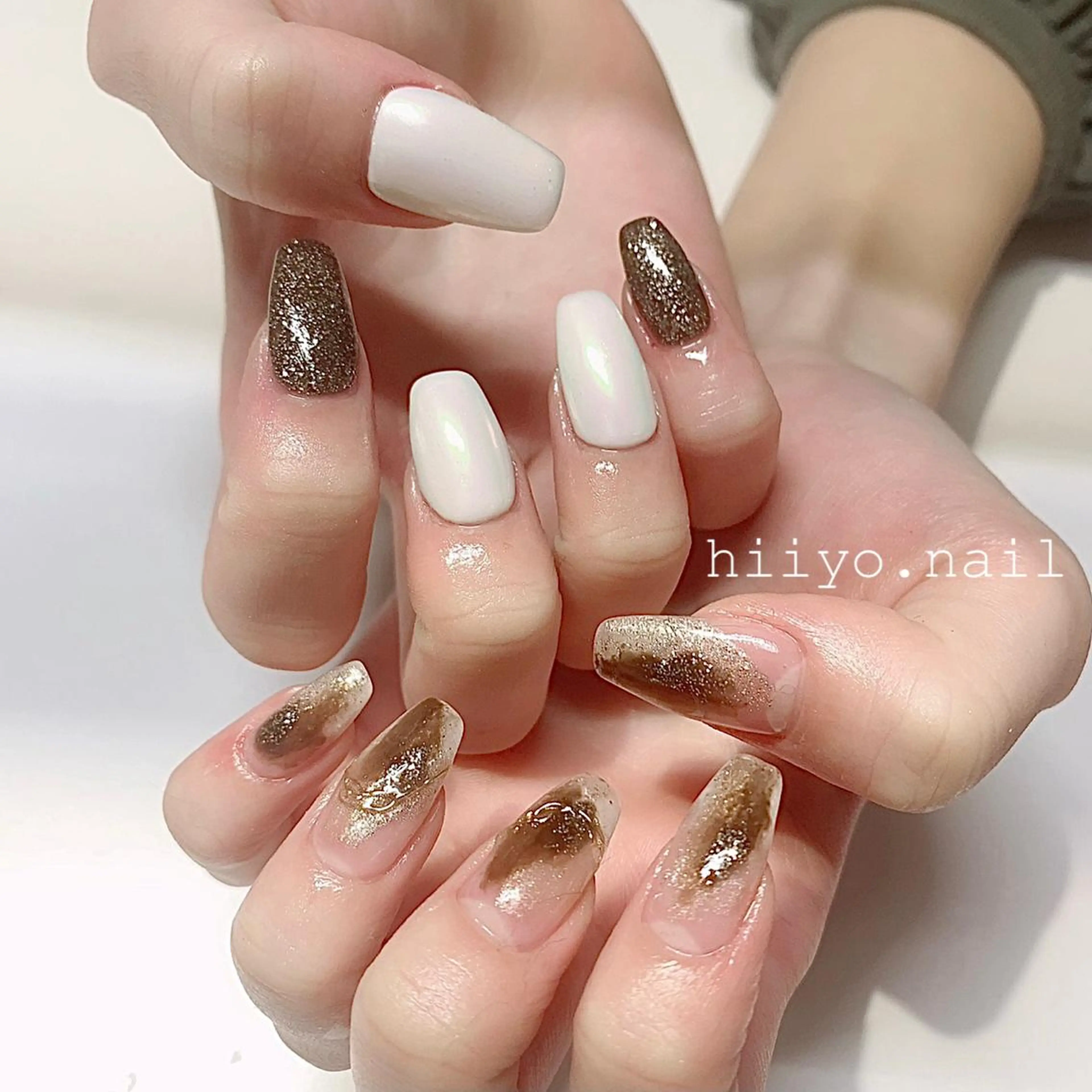 ネイル ニュアンスネイル ハンドネイル hiyo🫧ネイル /渋谷💍🎀のネイルデザイン