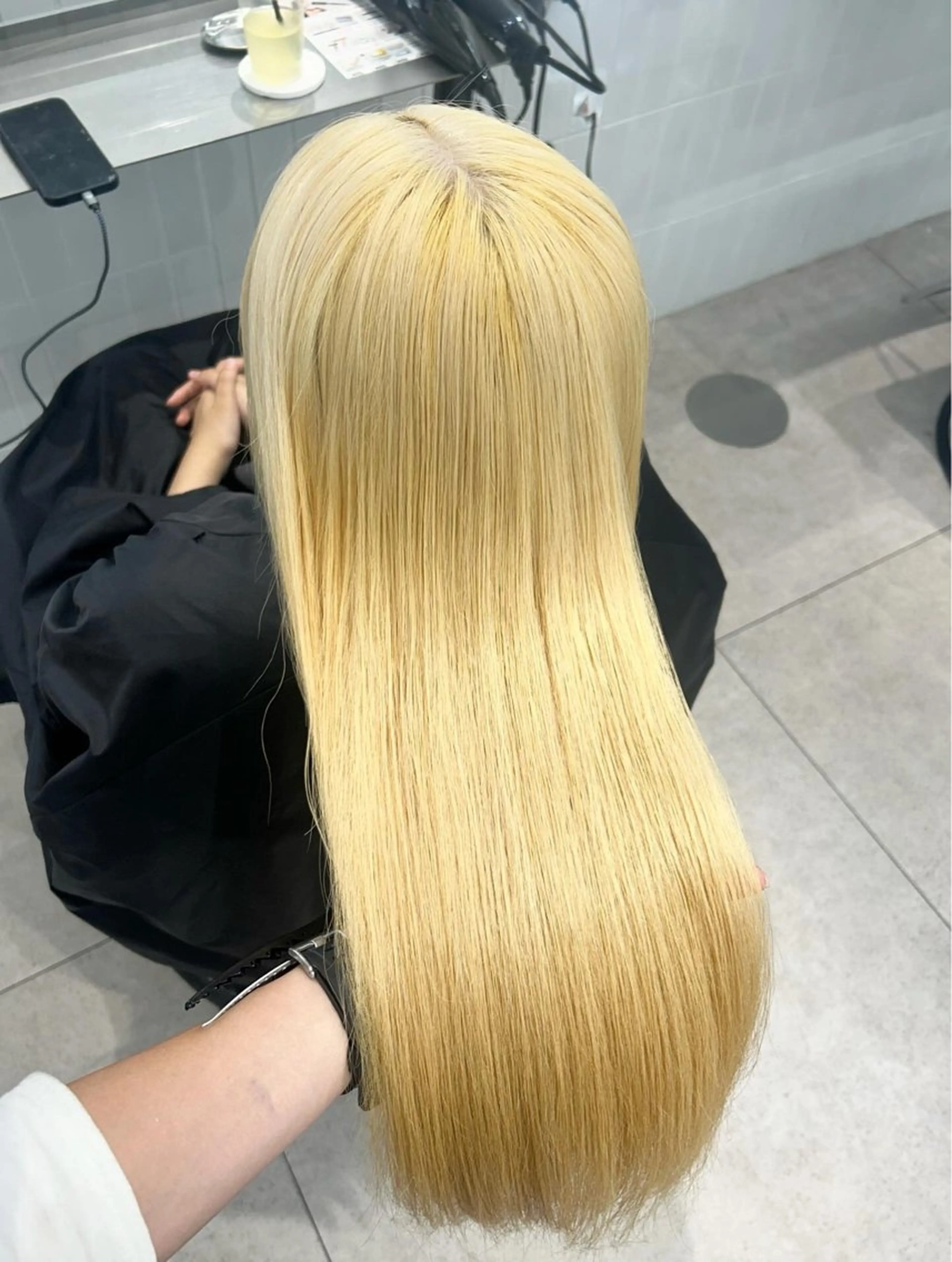 セミロング ヘアカラー トリートメント ヘアセット 🤍ハル🤍/モテ髪 ヘア🎀/ハイトーンのヘアスタイル