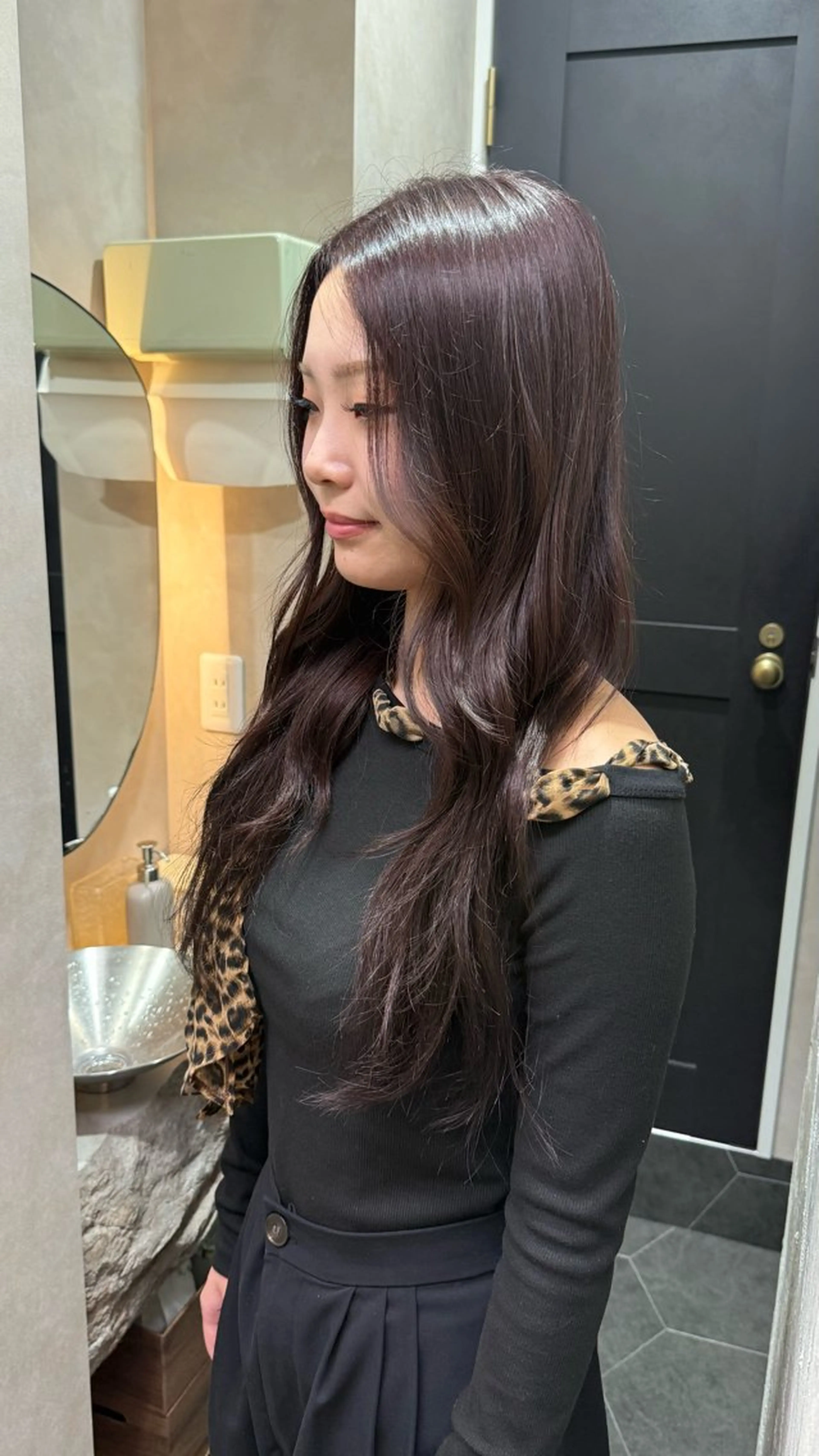 ロング カラー ヘアカラー トリートメント ヘッドスパ ヘアセット 🪐美髪✖️艶カラー 加野彩果🪐のヘアスタイル
