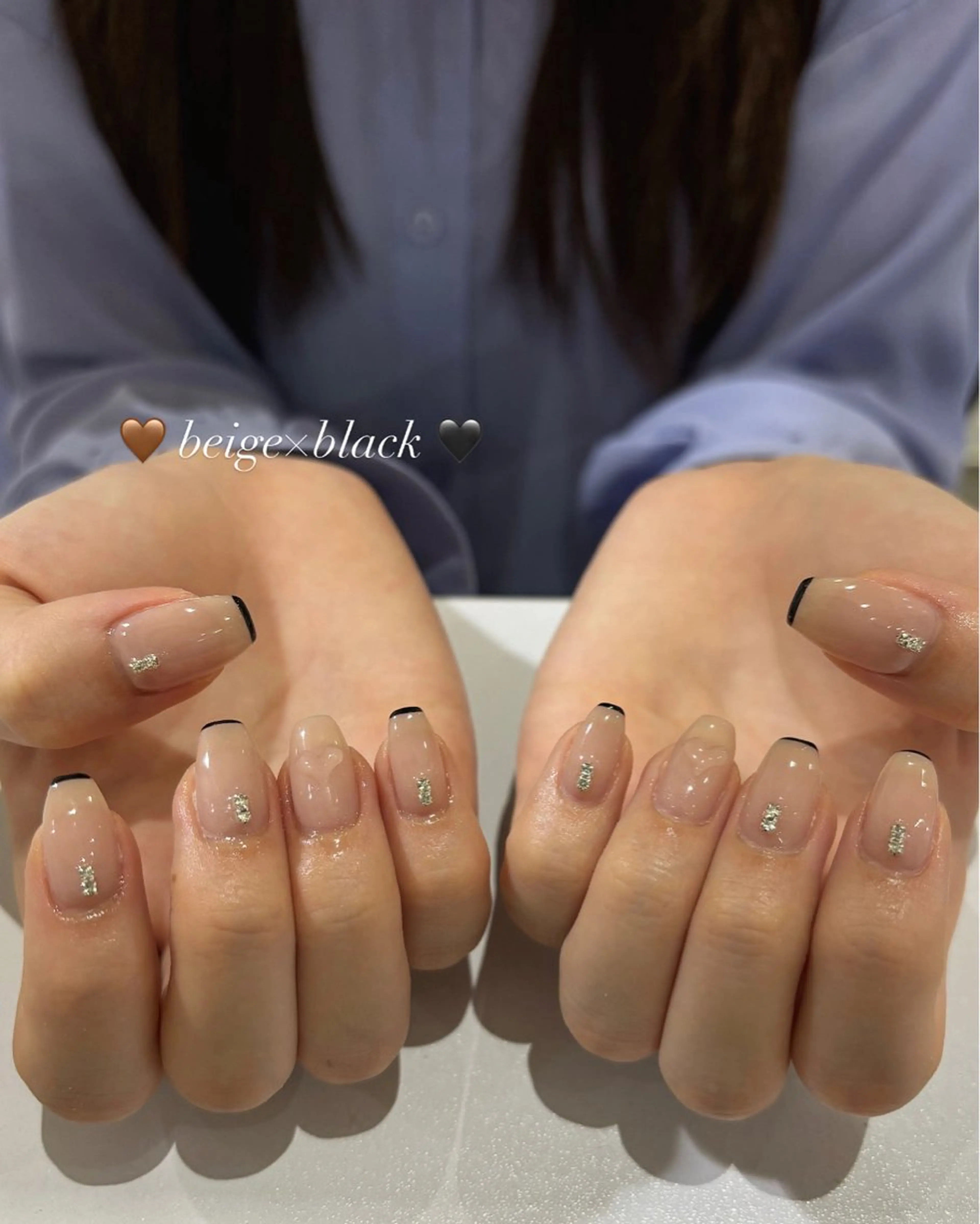 ネイル シンプルネイル ハンドネイル beautiful meみくのネイルデザイン