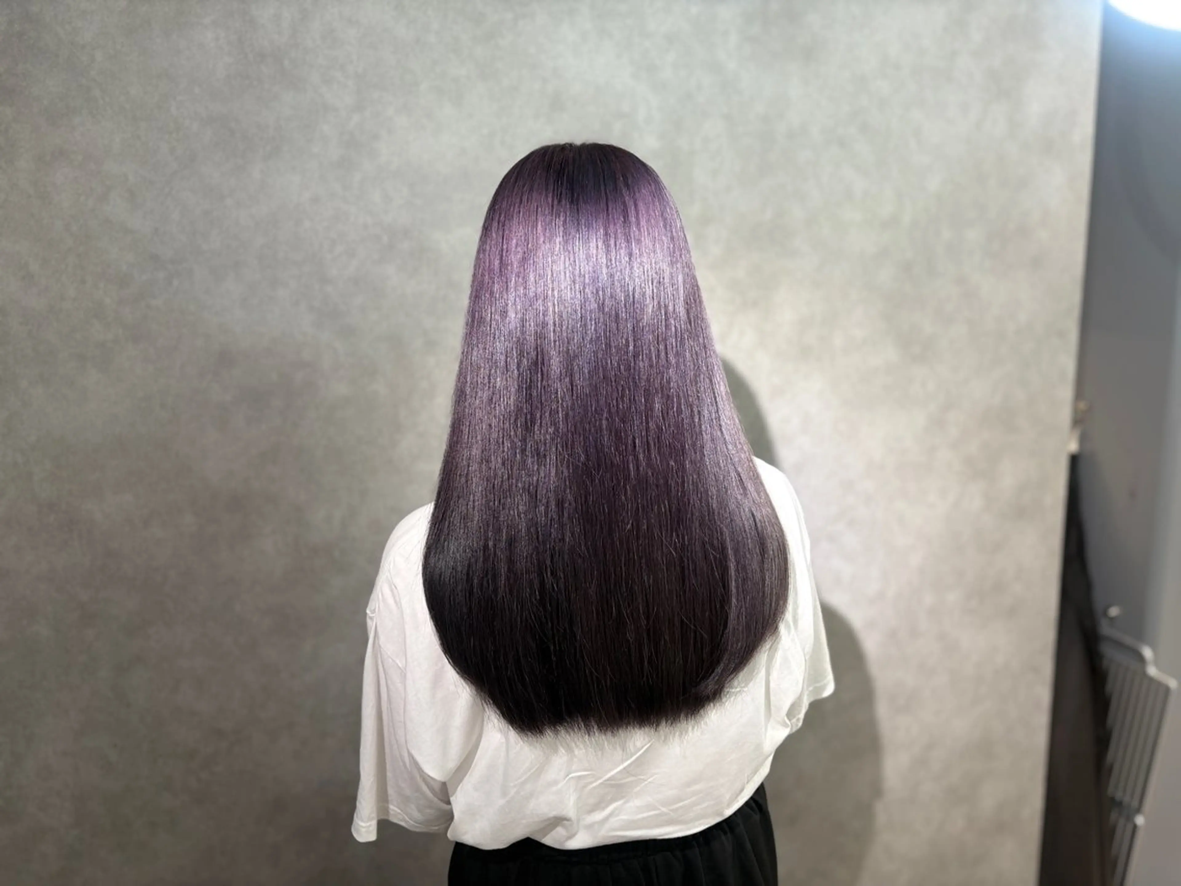 ロング ヘアカラー nui 原田美紅のヘアスタイル