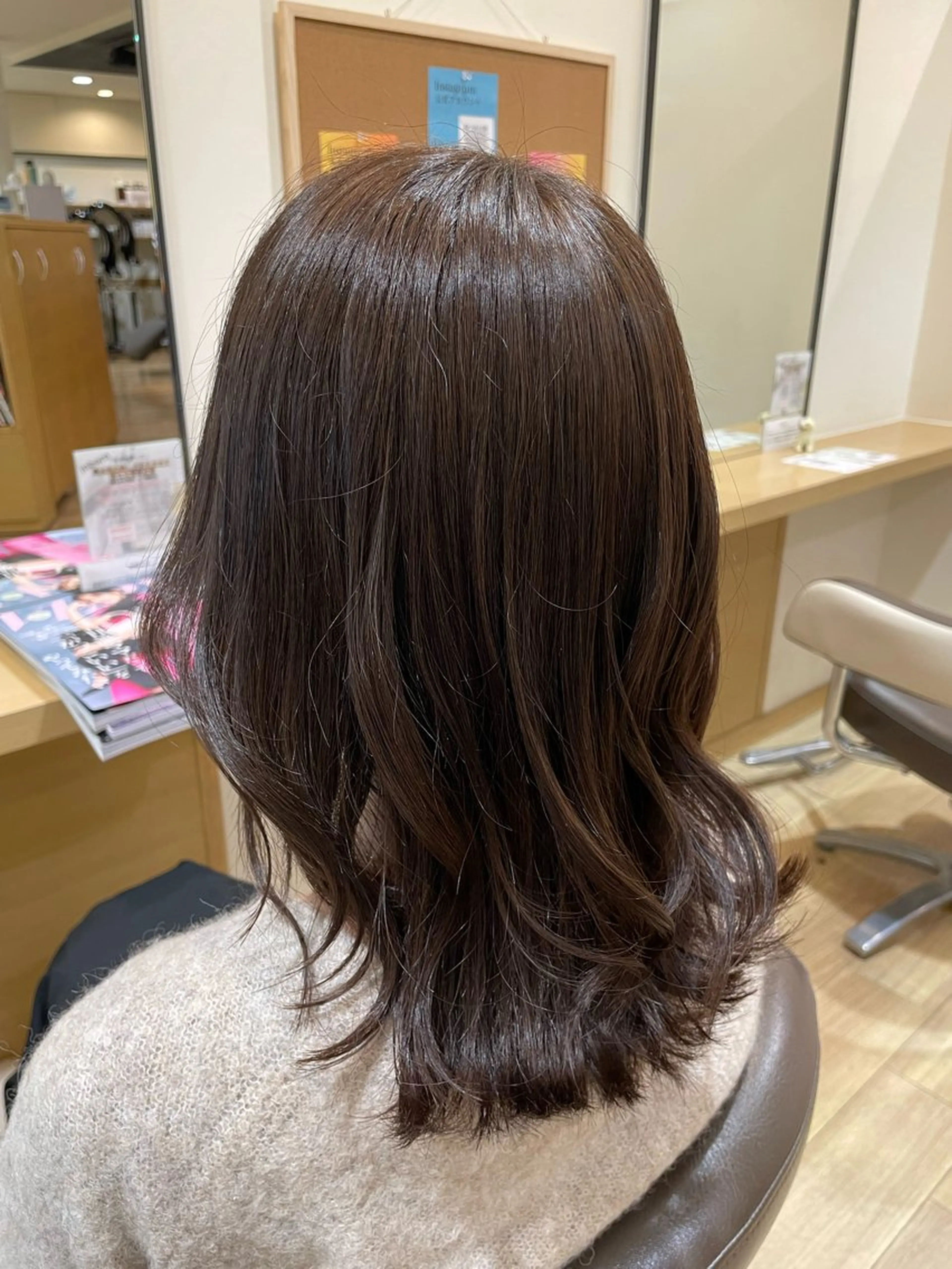 ミディアム カラー カット ヘアカラー トリートメント 韓国レイヤー🎀/ 顔周り特化🎀/豊田のヘアスタイル