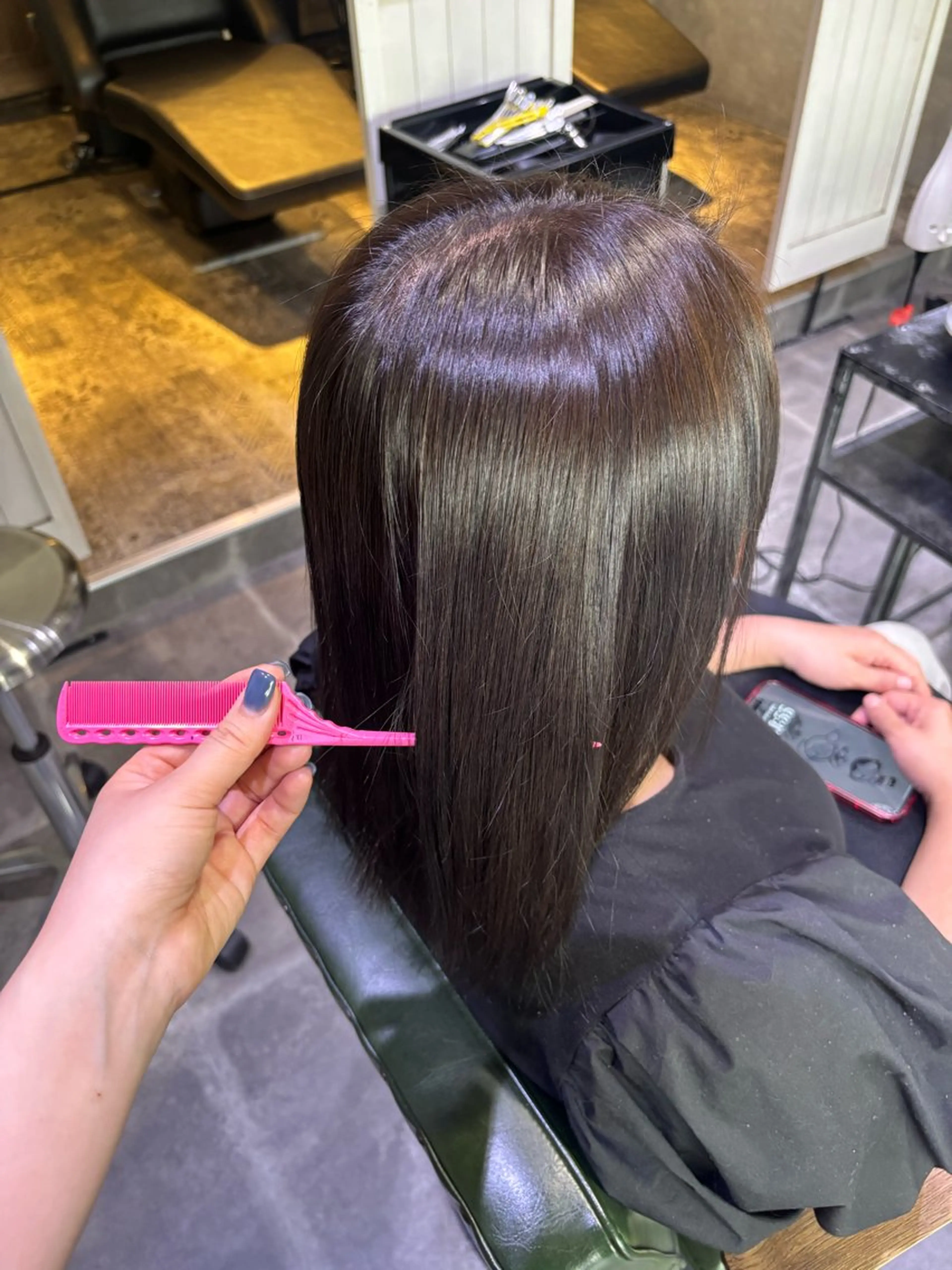 カラー ブリーチ 縮毛矯正 ヘアカラー 🩷mana 🩷 〈UMM〉のヘアスタイル