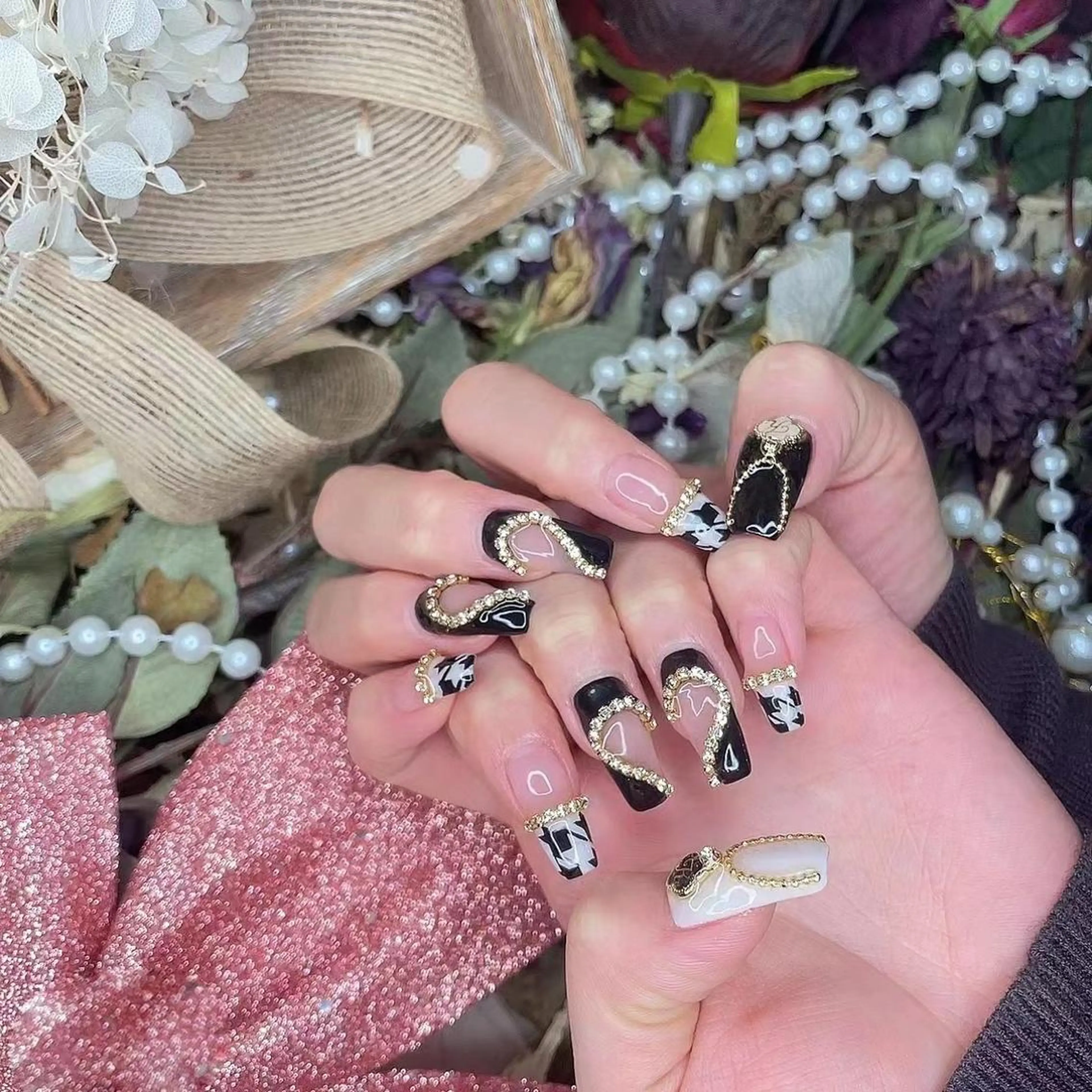 ネイル フレンチネイル ハート Babarla nailのネイルデザイン