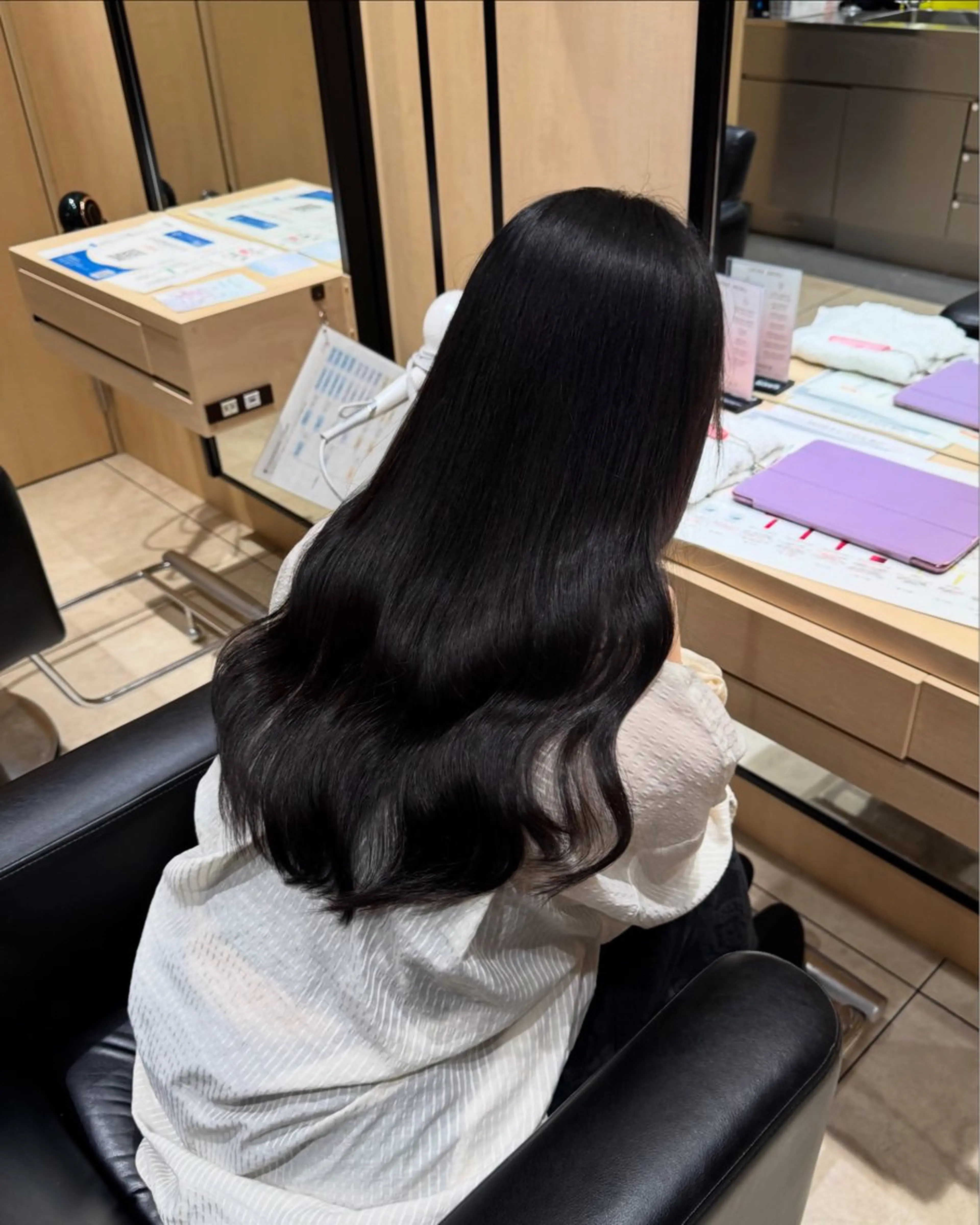 コテ巻きパーマ🌀の写真