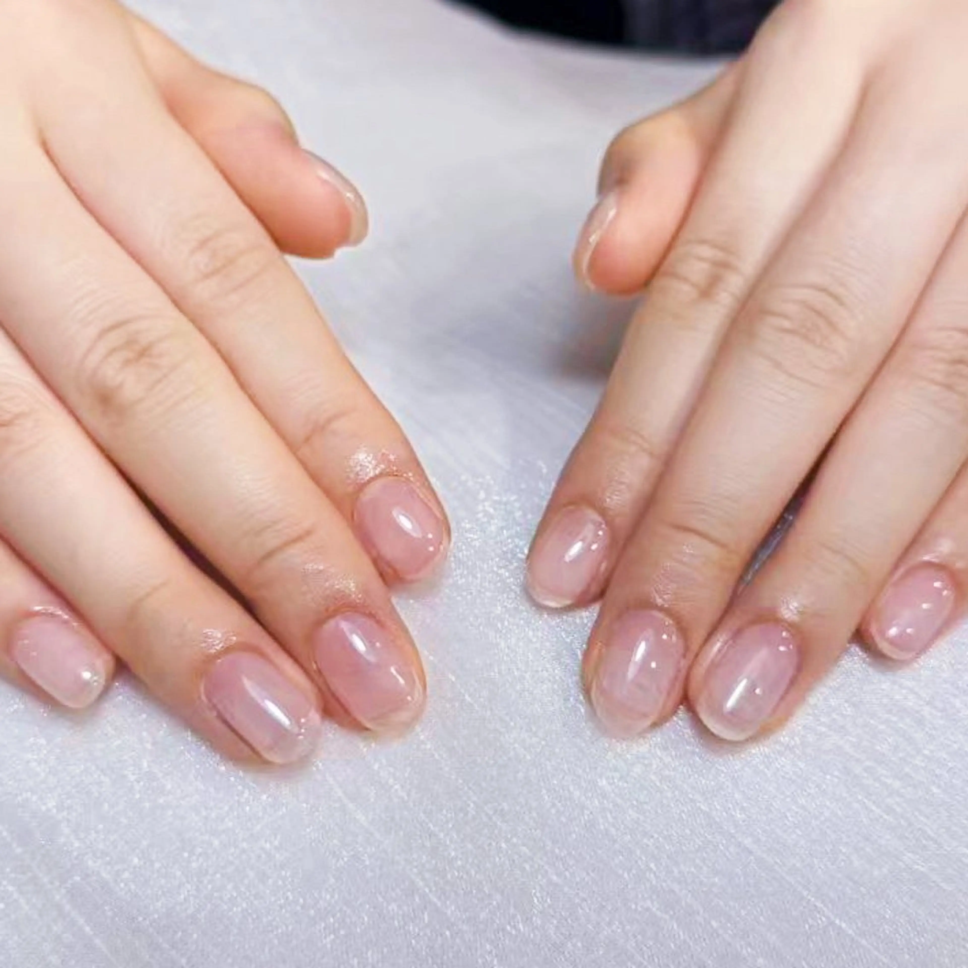 ネイル オーロラネイル チークネイル クリアネイル ジェルネイル キラキラネイル DEMAIN- 🌸のネイルデザイン