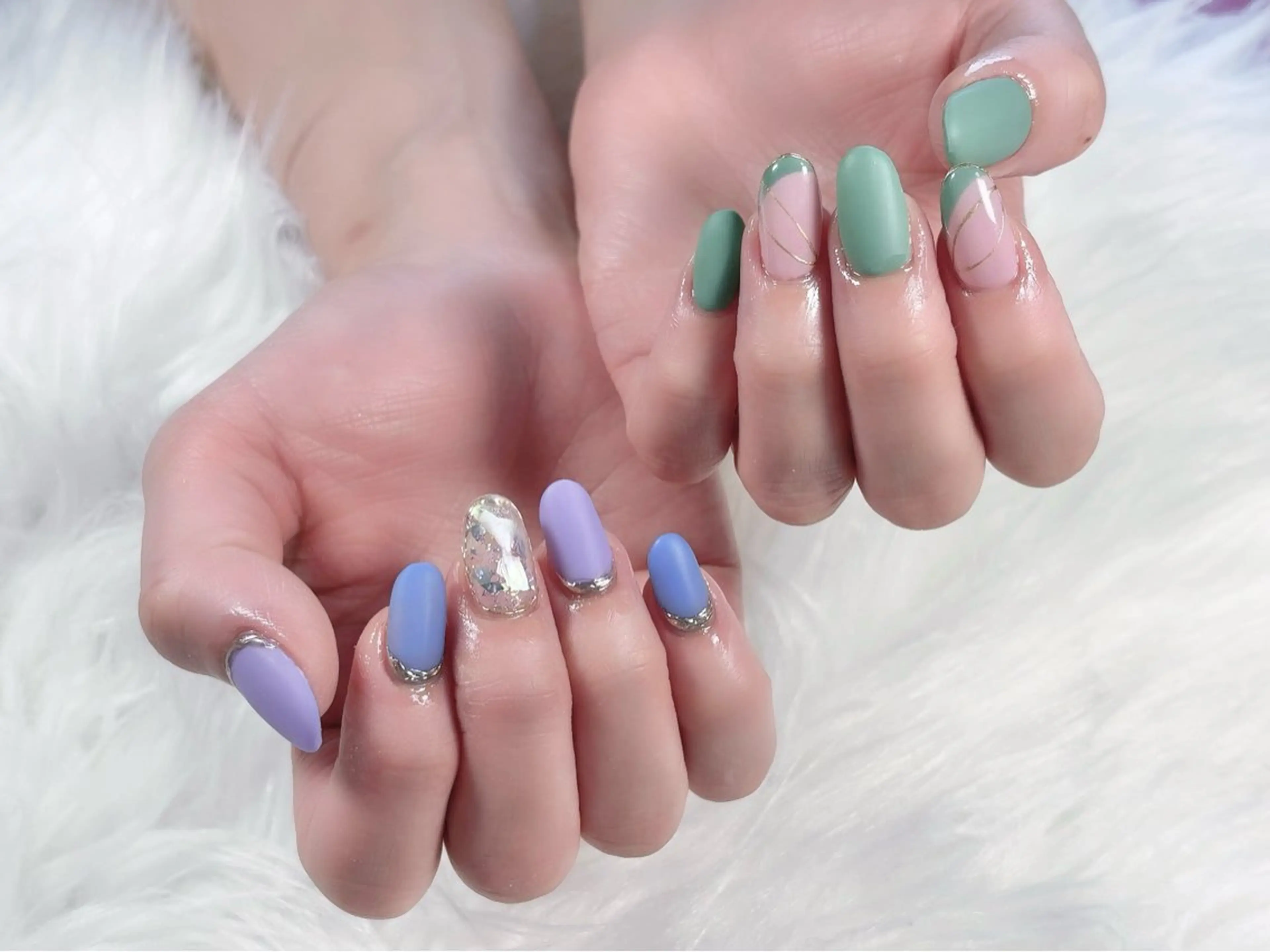 ネイル ハンドネイル 🦋Kiyomi. 🦋のネイルデザイン