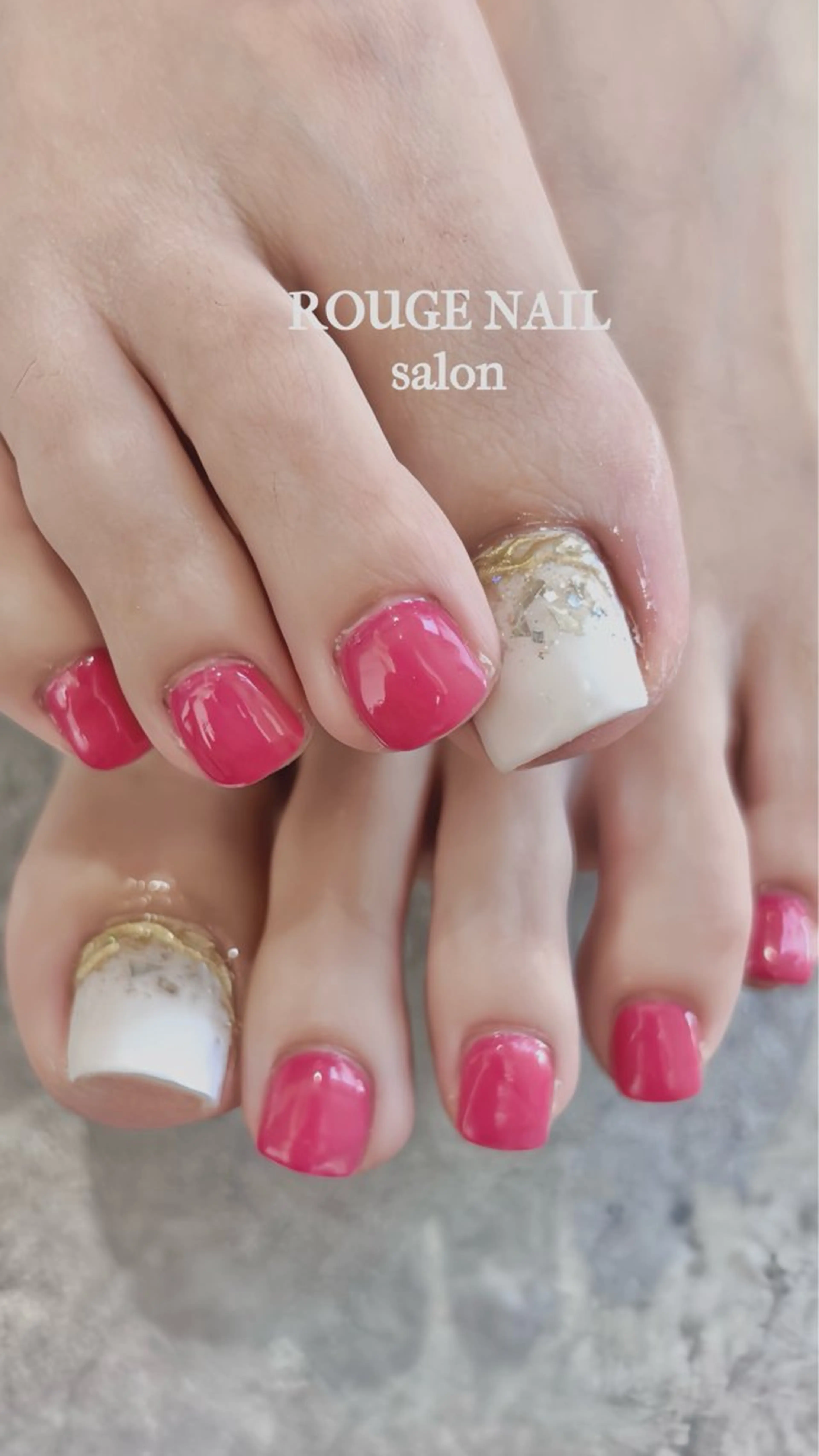 ネイル フットネイル ROUGE NAIL所属・ROUGE ルージュ NAILSALONのネイルデザイン