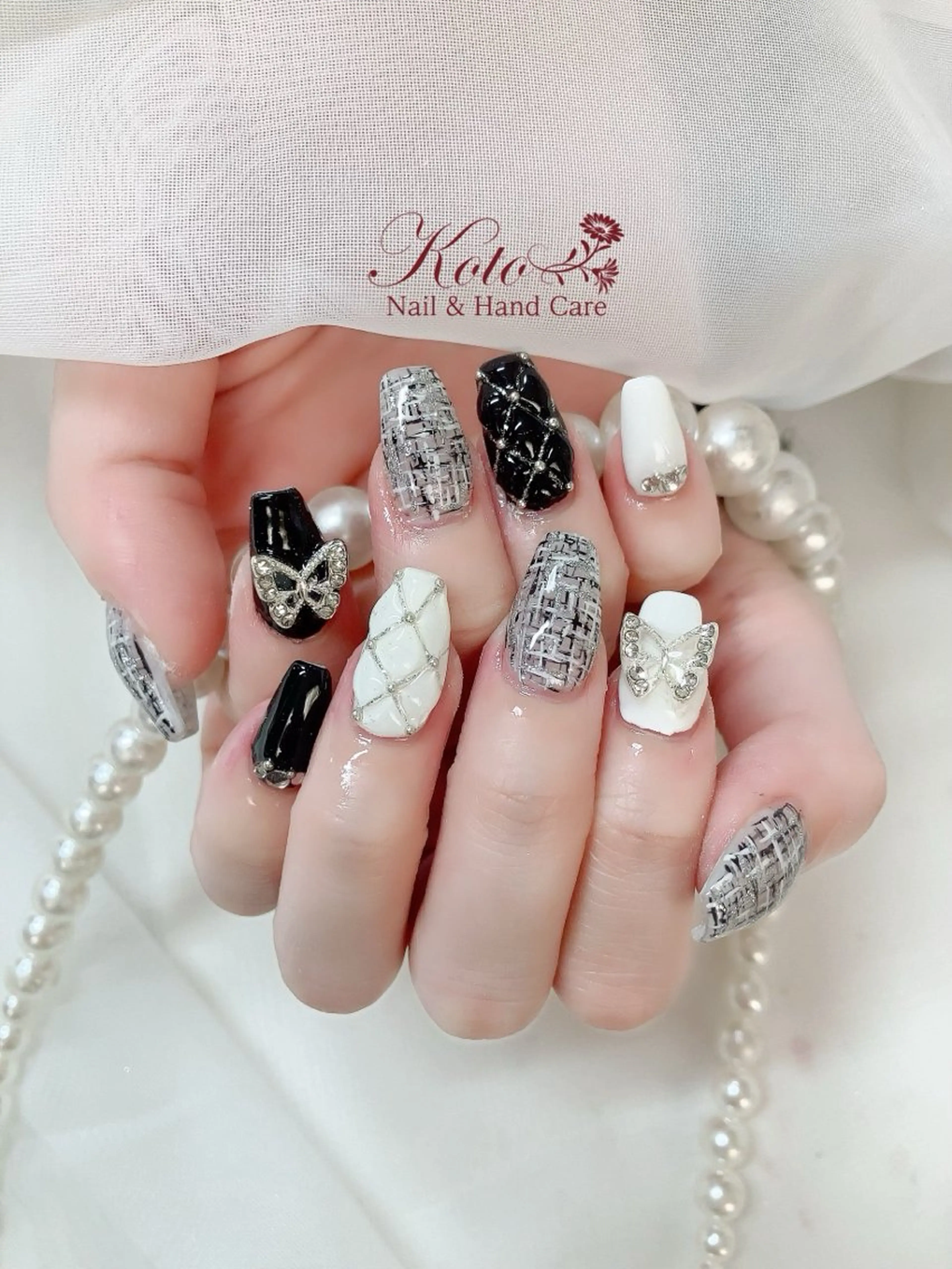 ネイル 長さ出し ジェルネイル 持ち込み ニュアンスネイル 赤色 ハンドネイル Nail Salon KOTOのネイルデザイン