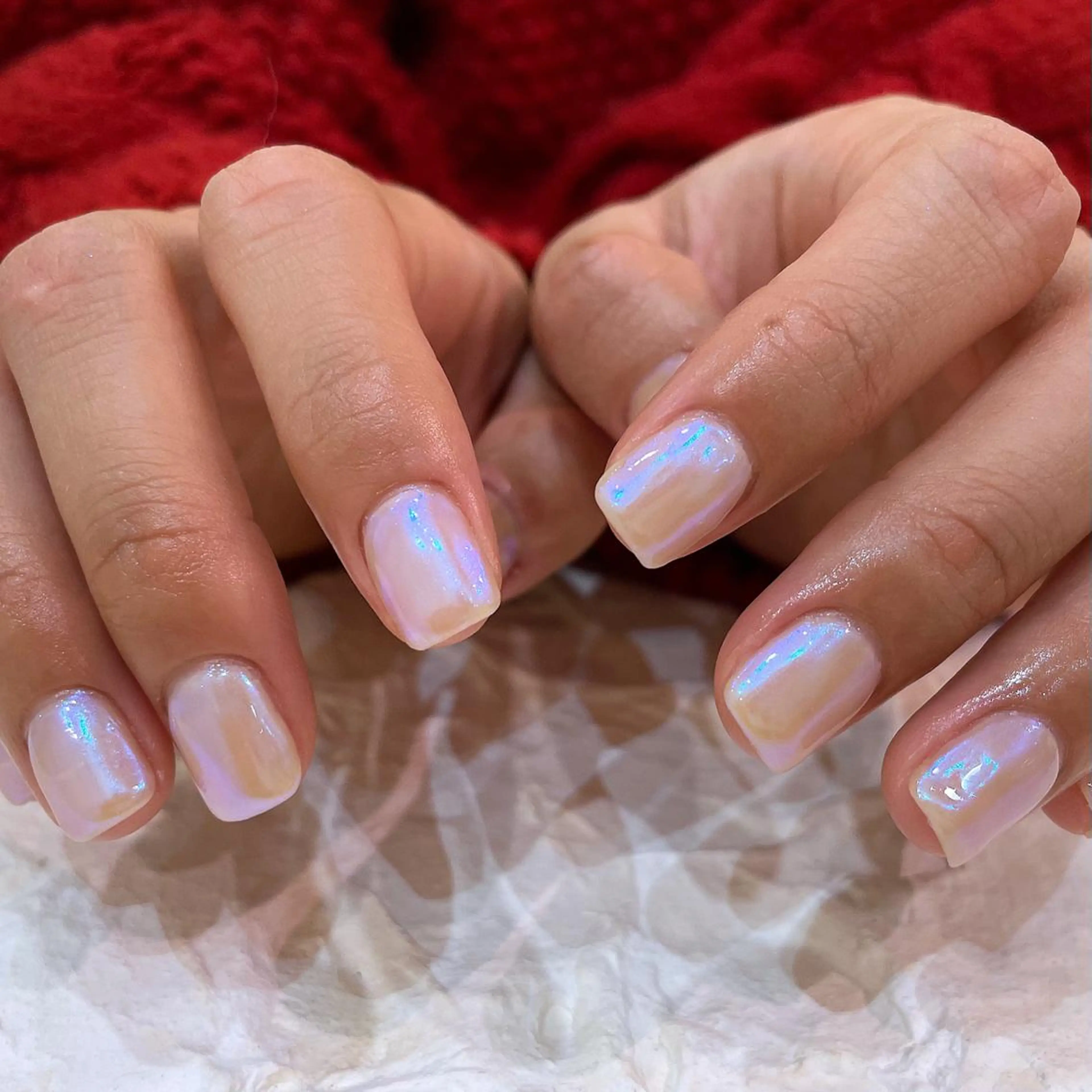 ネイル オーロラネイル ハンドネイル Baum nailのネイルデザイン
