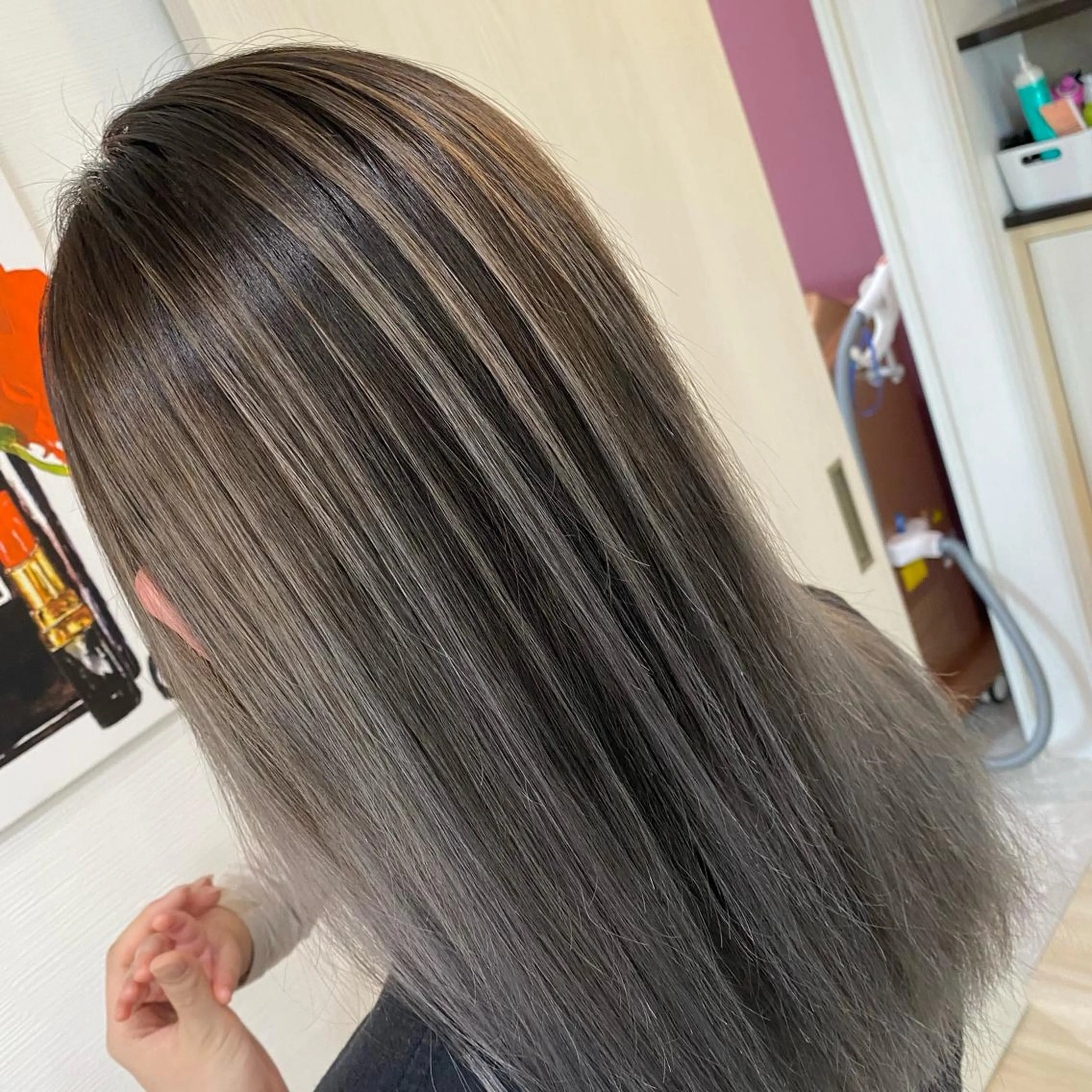 ロング カラー RIRŪA所属・プルシールエクステ ちゃきのヘアスタイル