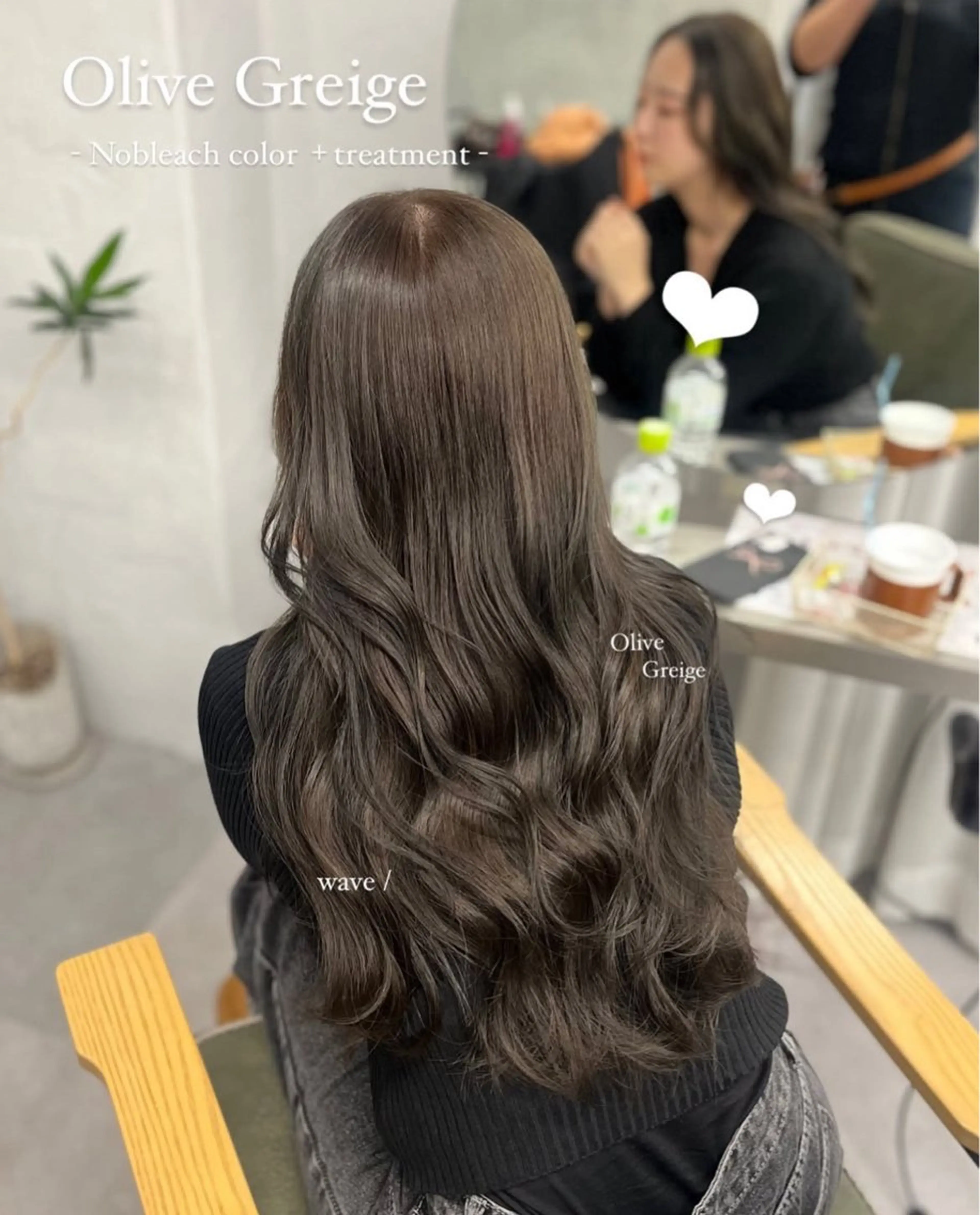 【お出かけの日に🫧💖】コテ巻きヘアスタイリング❤︎ 韓国風巻き　ウェーブ巻き　ゆるふわ巻き　お任せください☺️🤍の写真