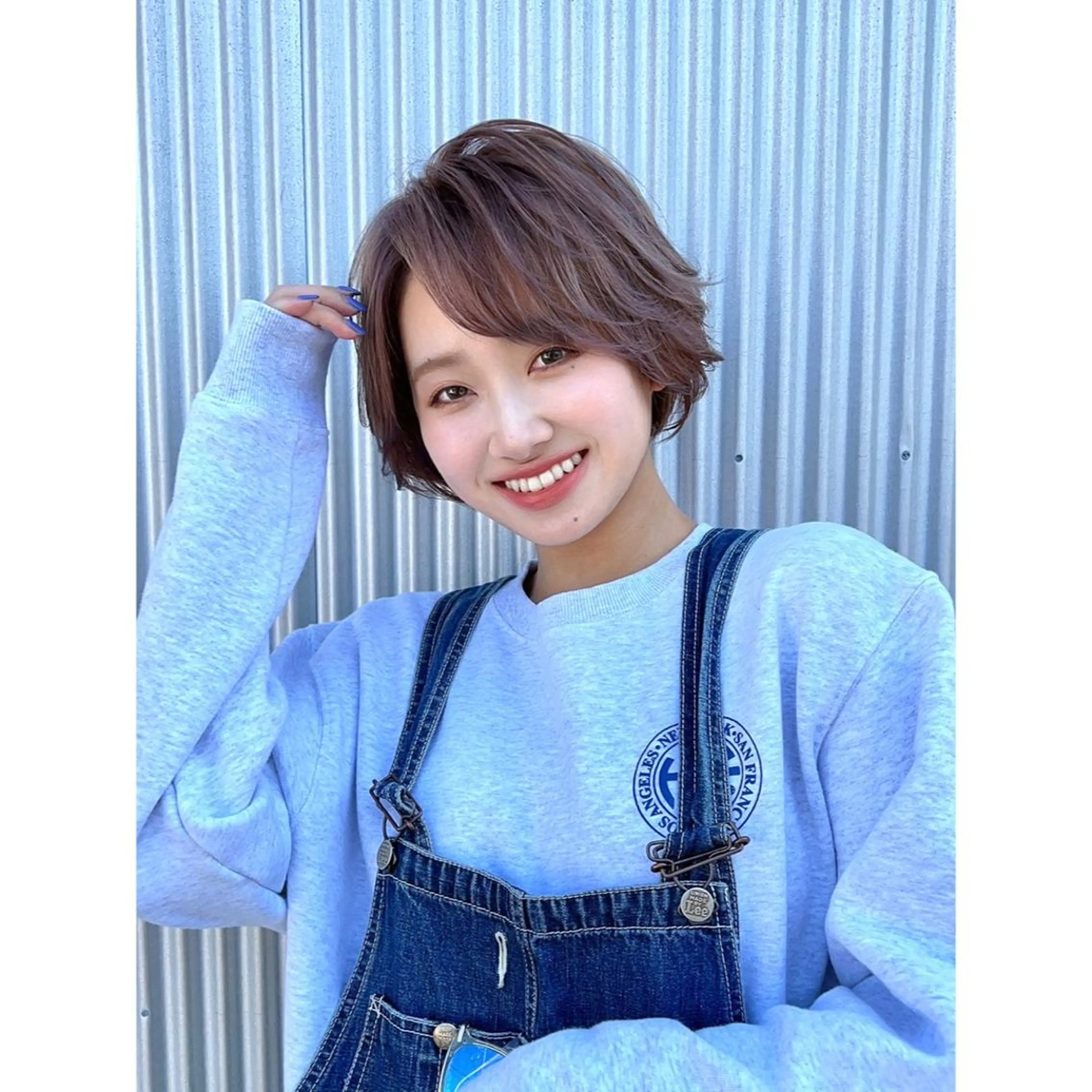 ショート re.share所属・茅ヶ崎/ショートボブ /ハイトーン/片野のヘアスタイル