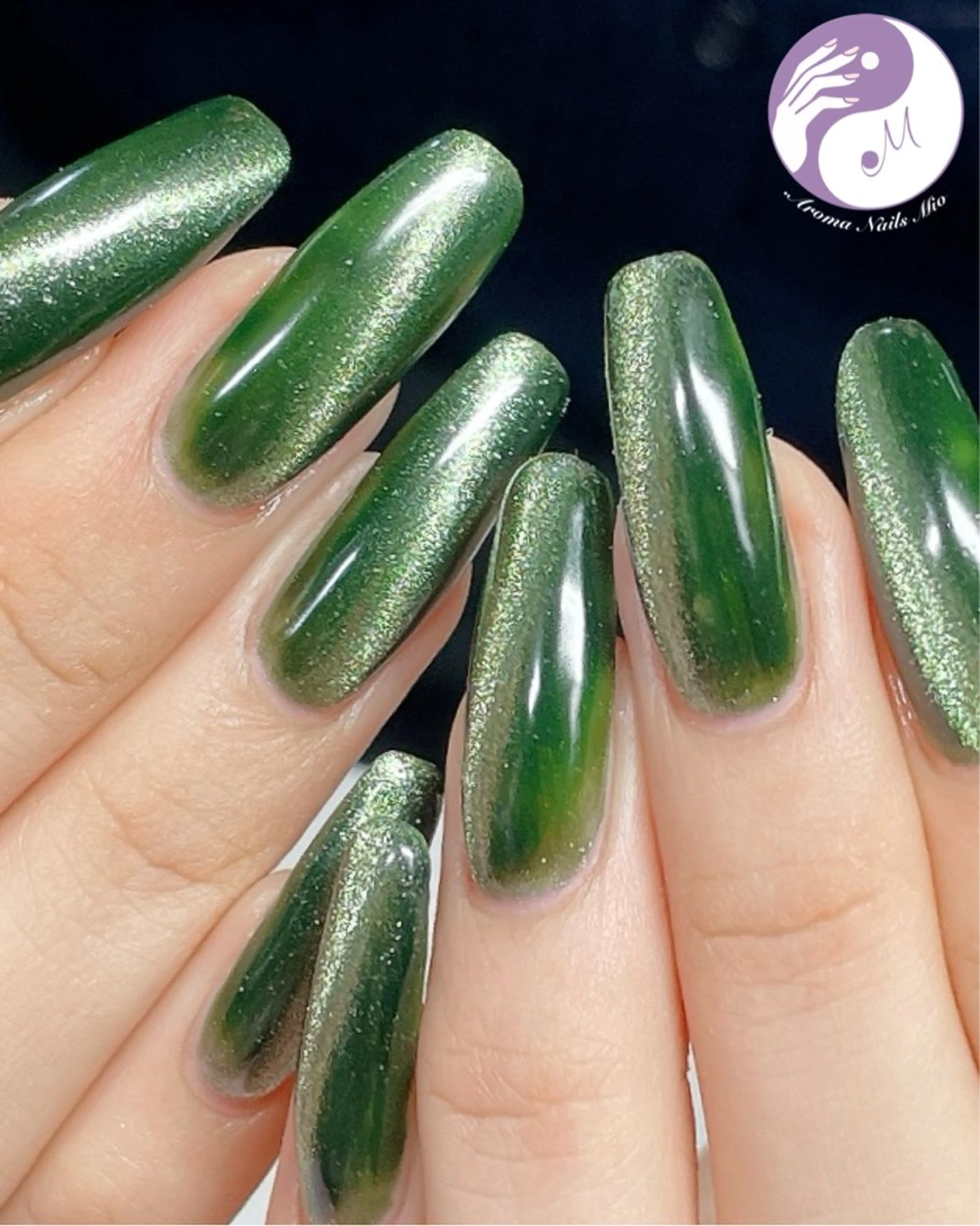 ネイル ジェルネイル マグネットネイル .Nails Mio 赤羽西ネイルサロンのネイルデザイン