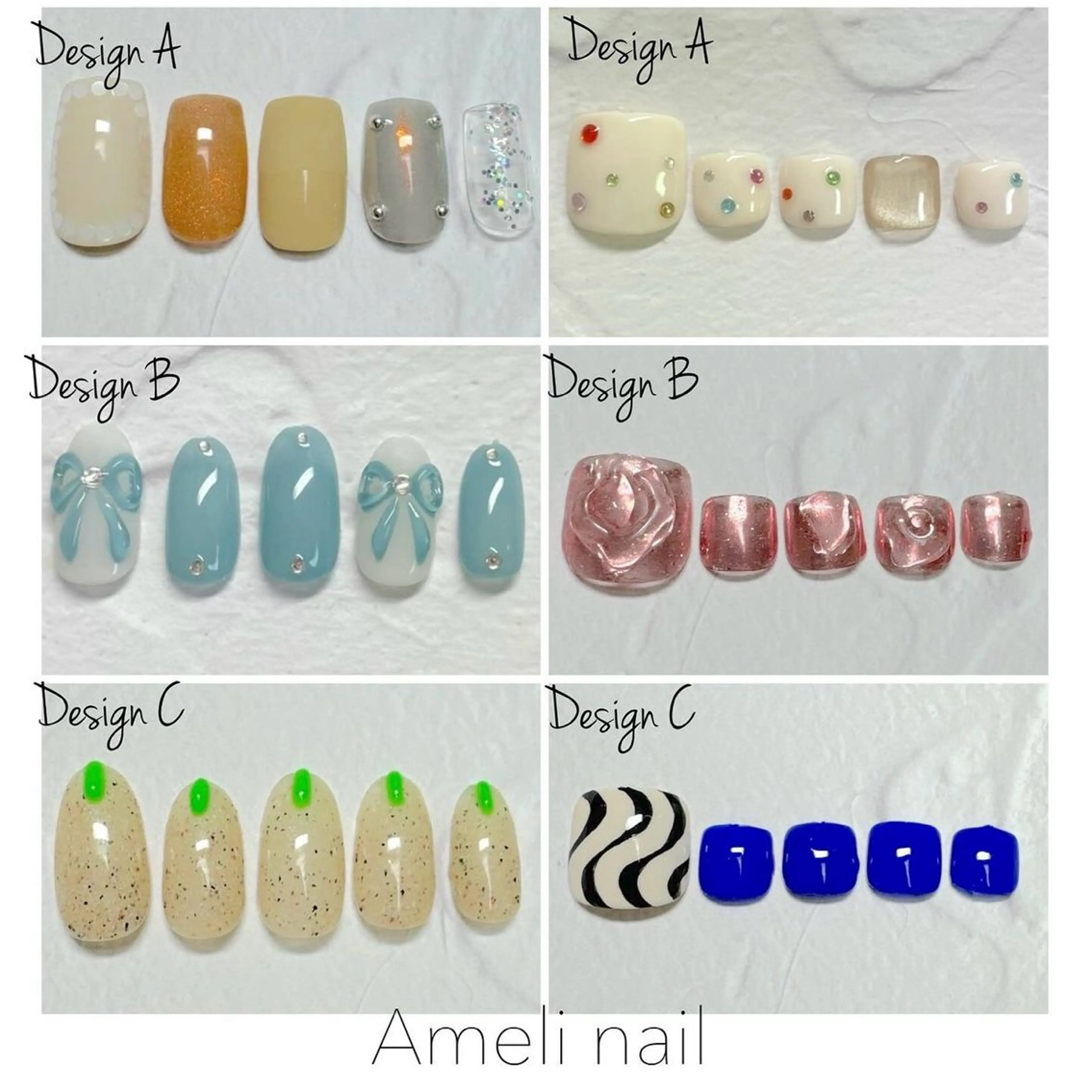 ネイル フットネイル Ameri nail /UKIのネイルデザイン