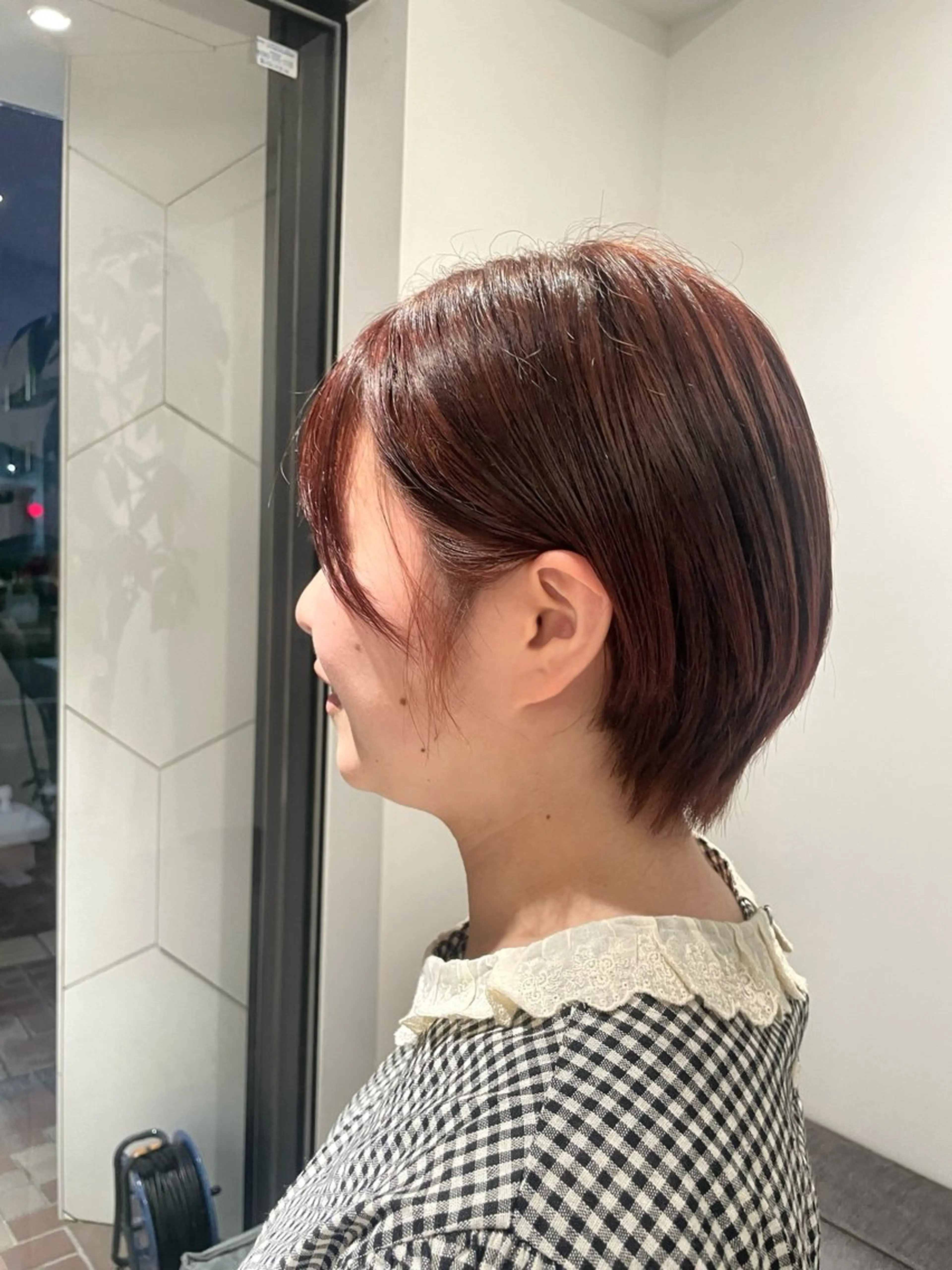 ショート 丸みショート ショートヘア カット ヘアカラー NEST by chord （ネストバイコード）所属・🤍関根 朋香🤍のヘアスタイル