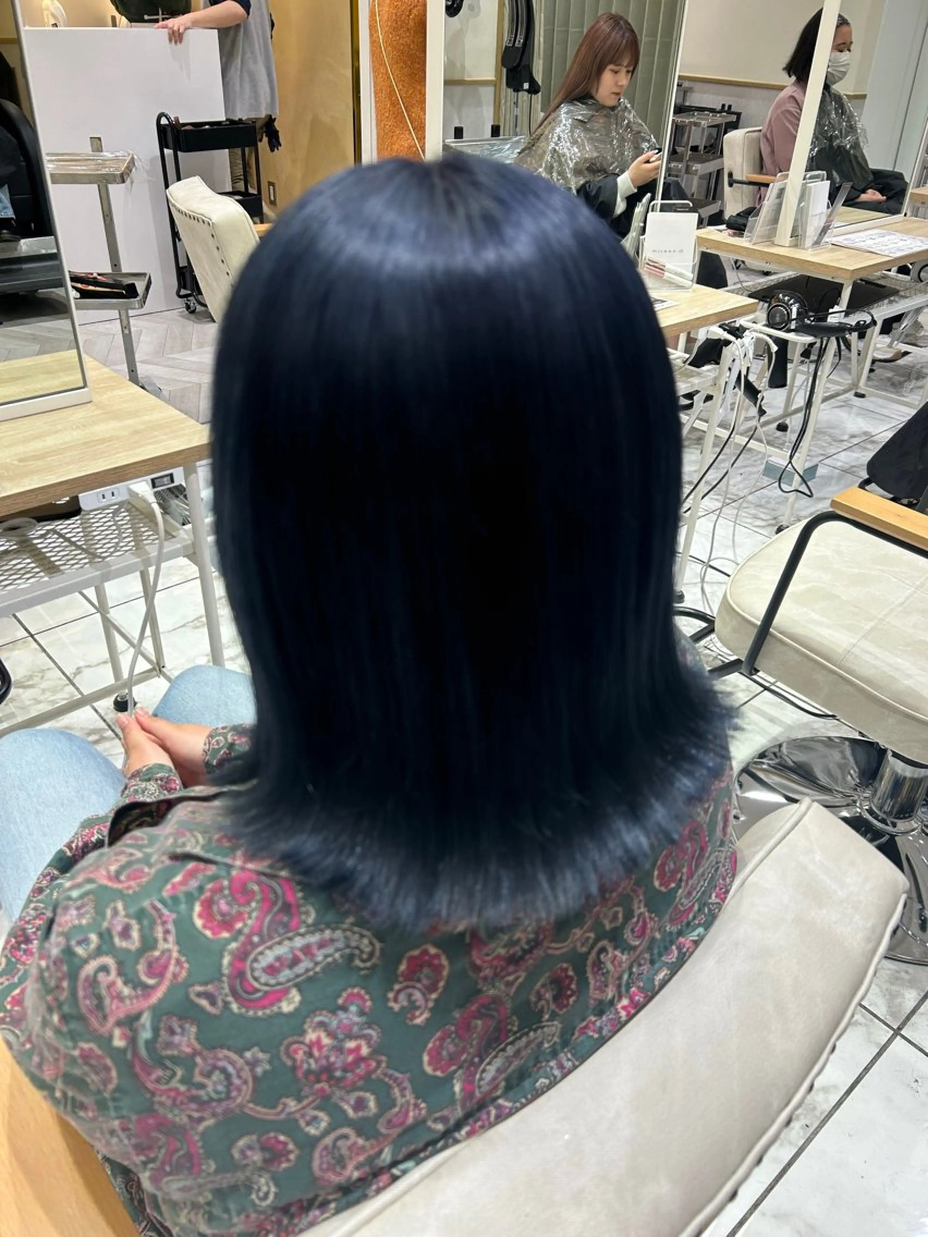 セミロング カラー ヘアカラー 🦋sana🦋 🫧透明感カラー🫧のヘアスタイル