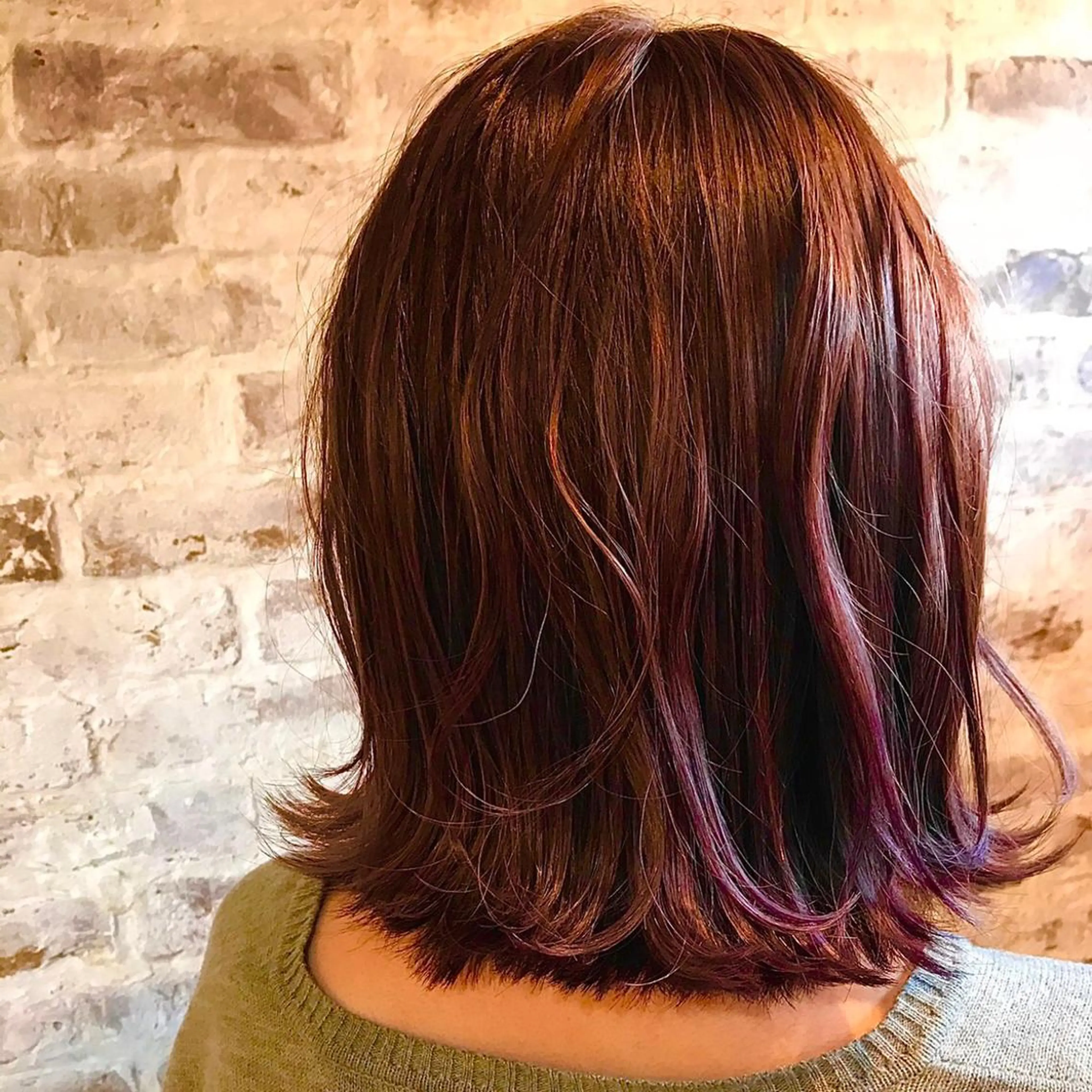 ミディアム カット ヘアカラー SoL所属・SoL ソルのヘアスタイル