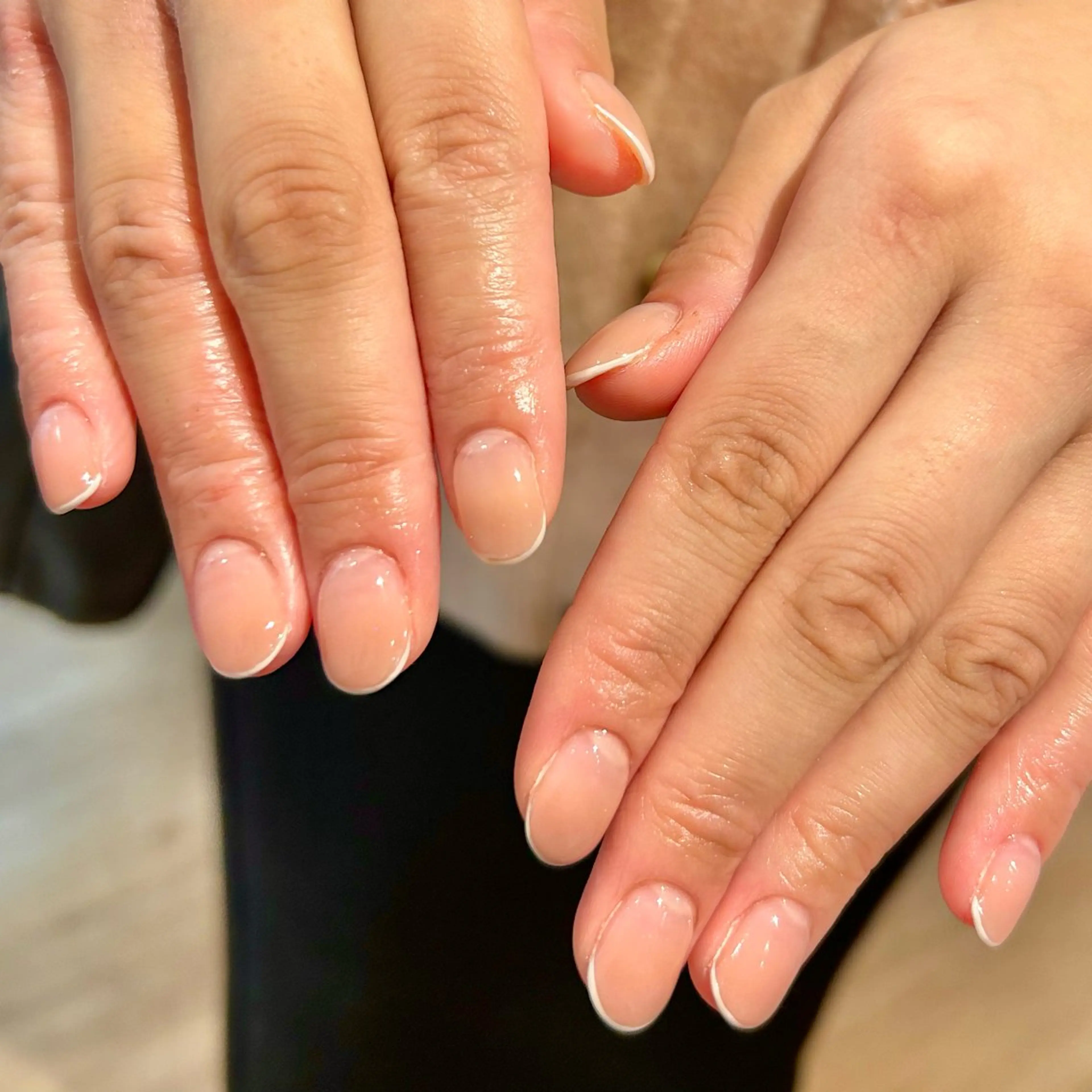 ネイル フレンチネイル Bianca栄店 みさと店長のネイルデザイン
