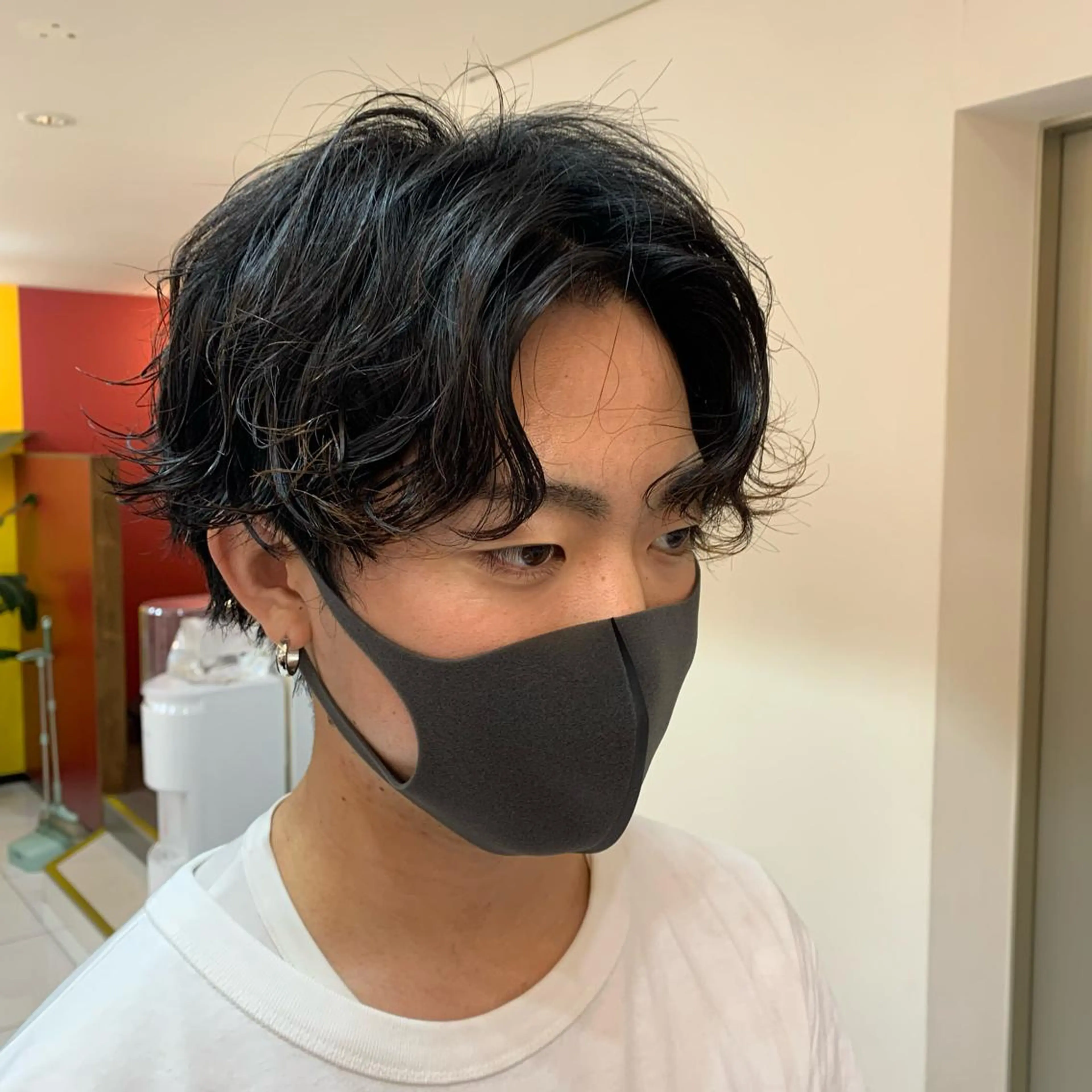 ショート パーマ メンズ メンズパーマ 【韓国風くびれヘア】 joule小木曽輝のヘアスタイル