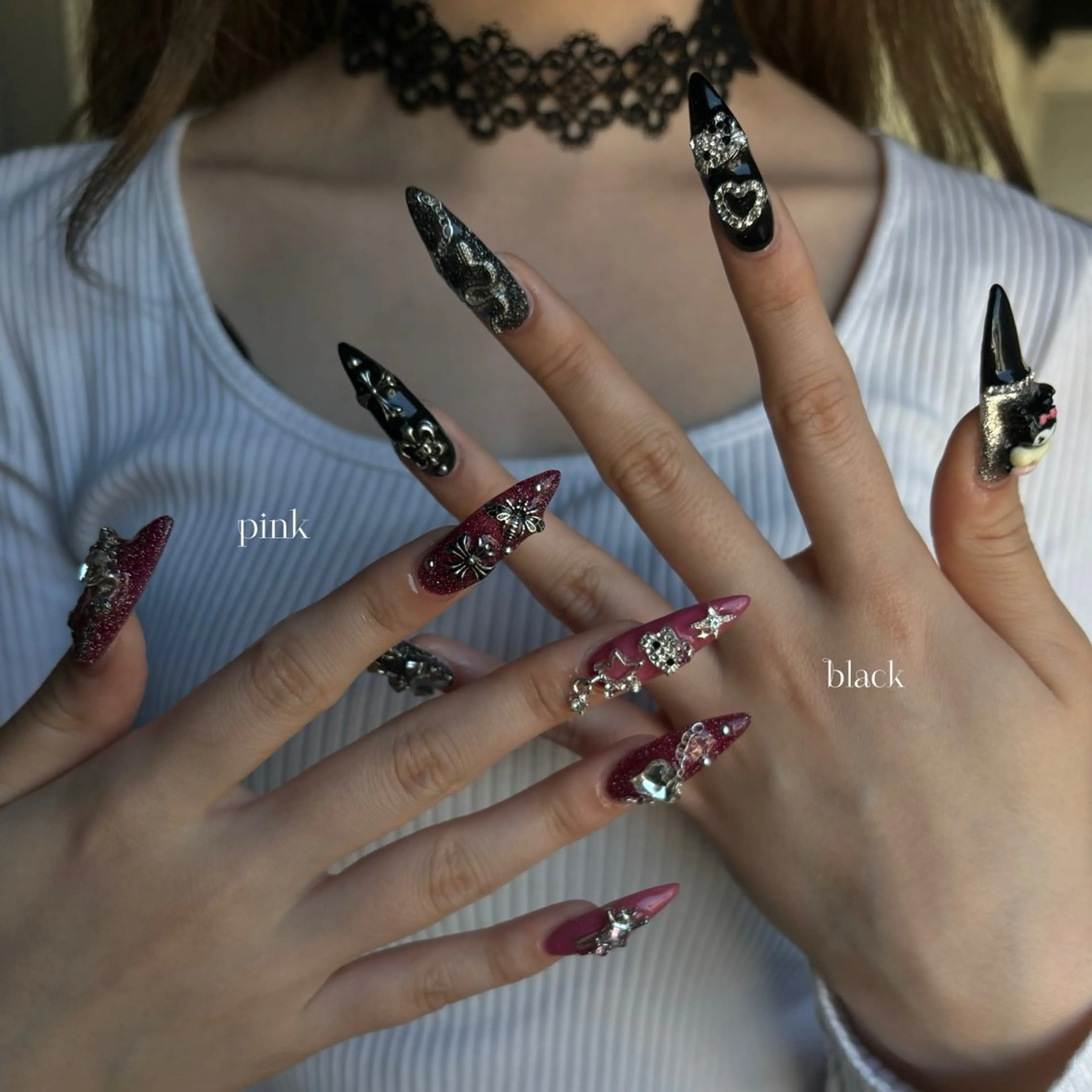 ネイル 長さ出し AYANO / BINELのネイルデザイン