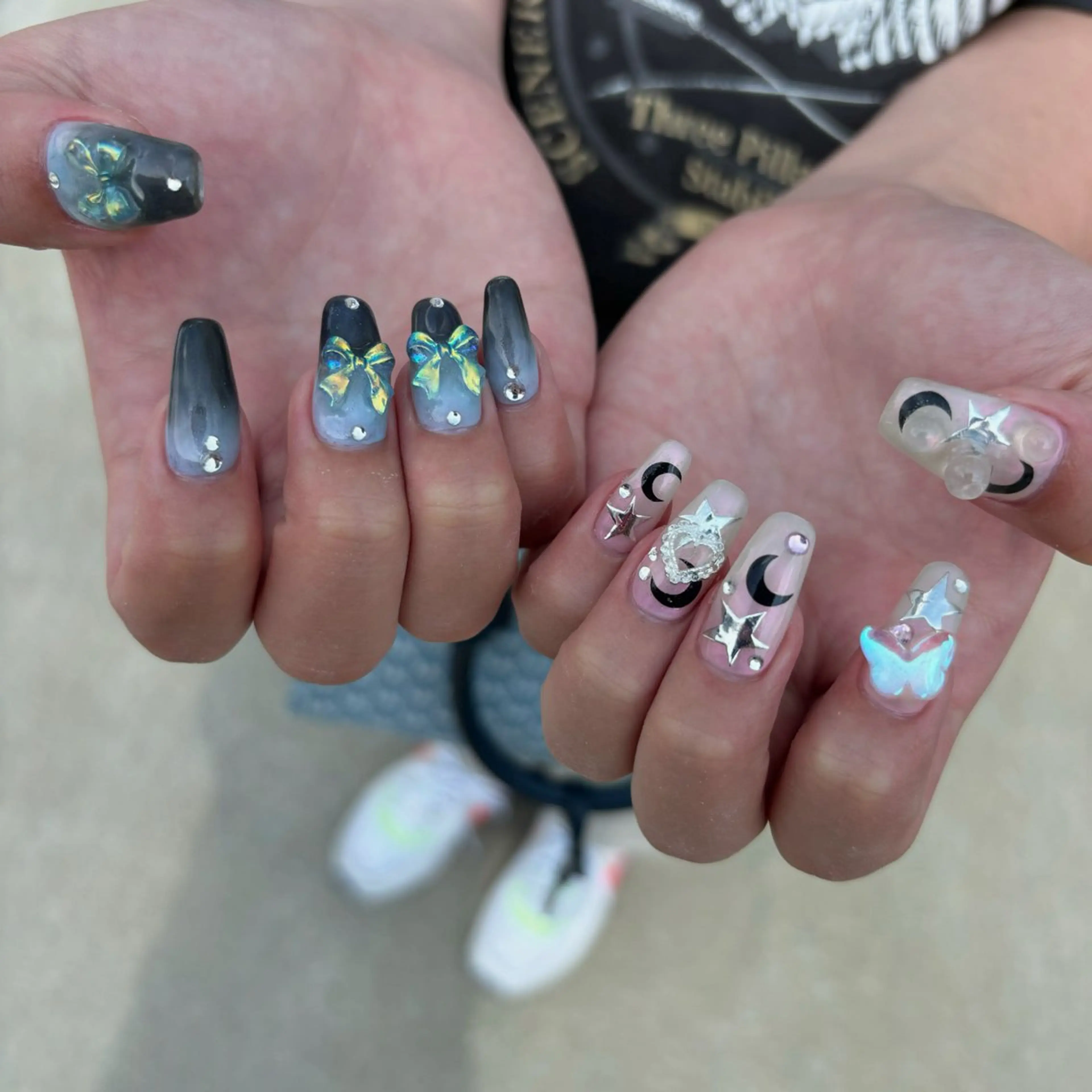 ネイル ハンドネイル Sea  nail by emaのネイルデザイン