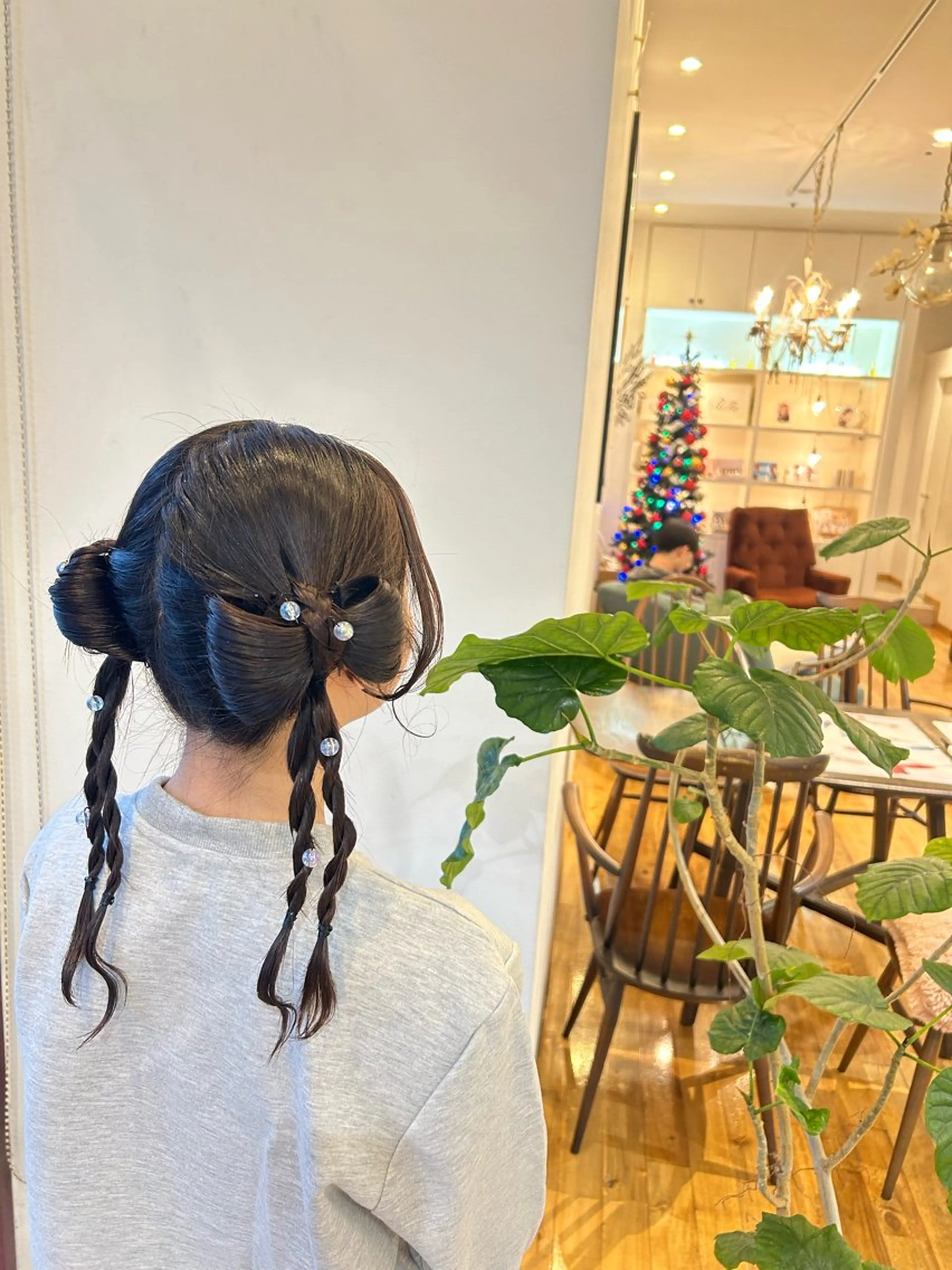 ロング ヘアセット sanaha🎀 カラーモデルのヘアスタイル