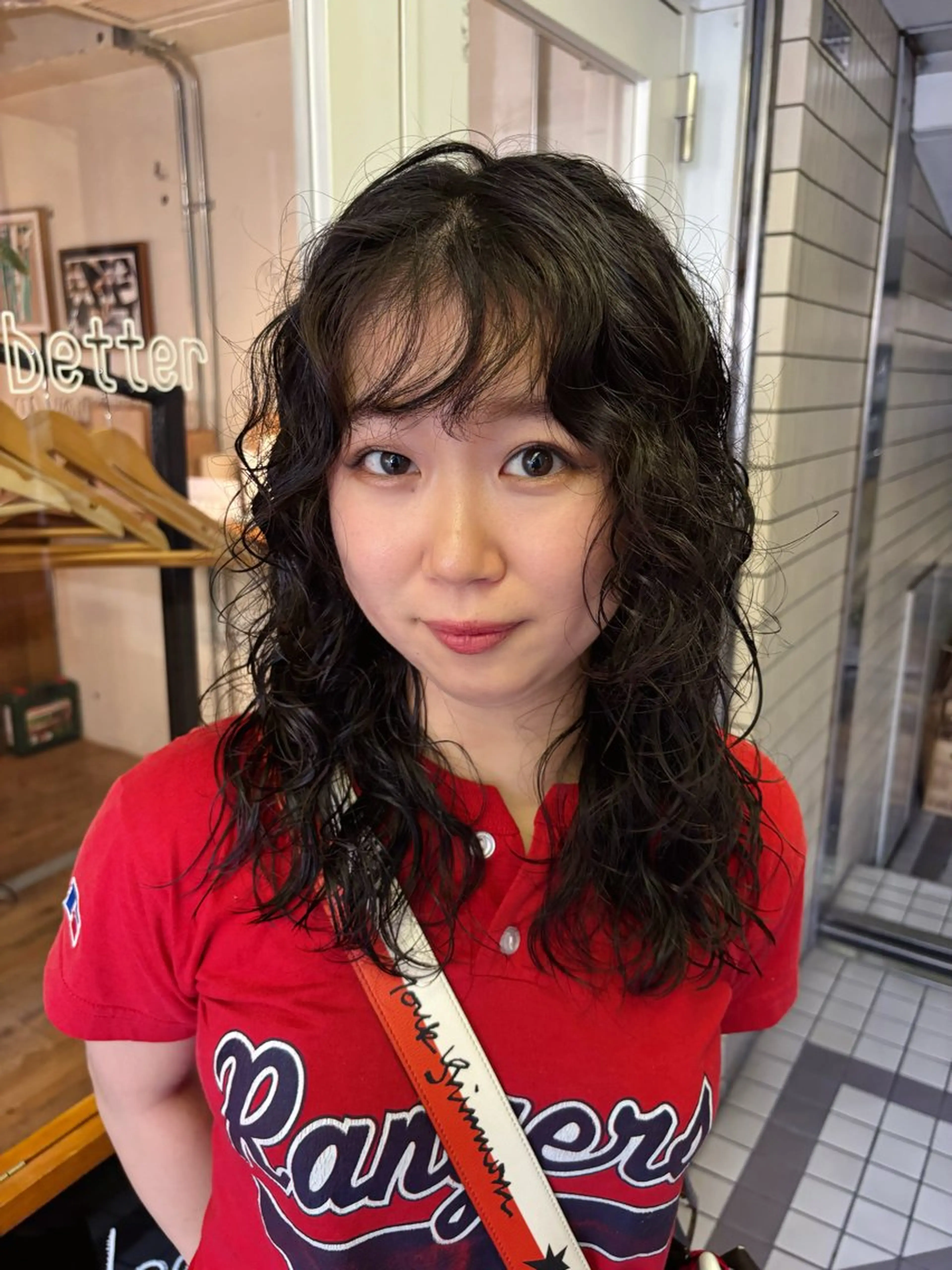 セミロング パーマ カット パーマ kaito パーマ募集🌀😵‍のヘアスタイル